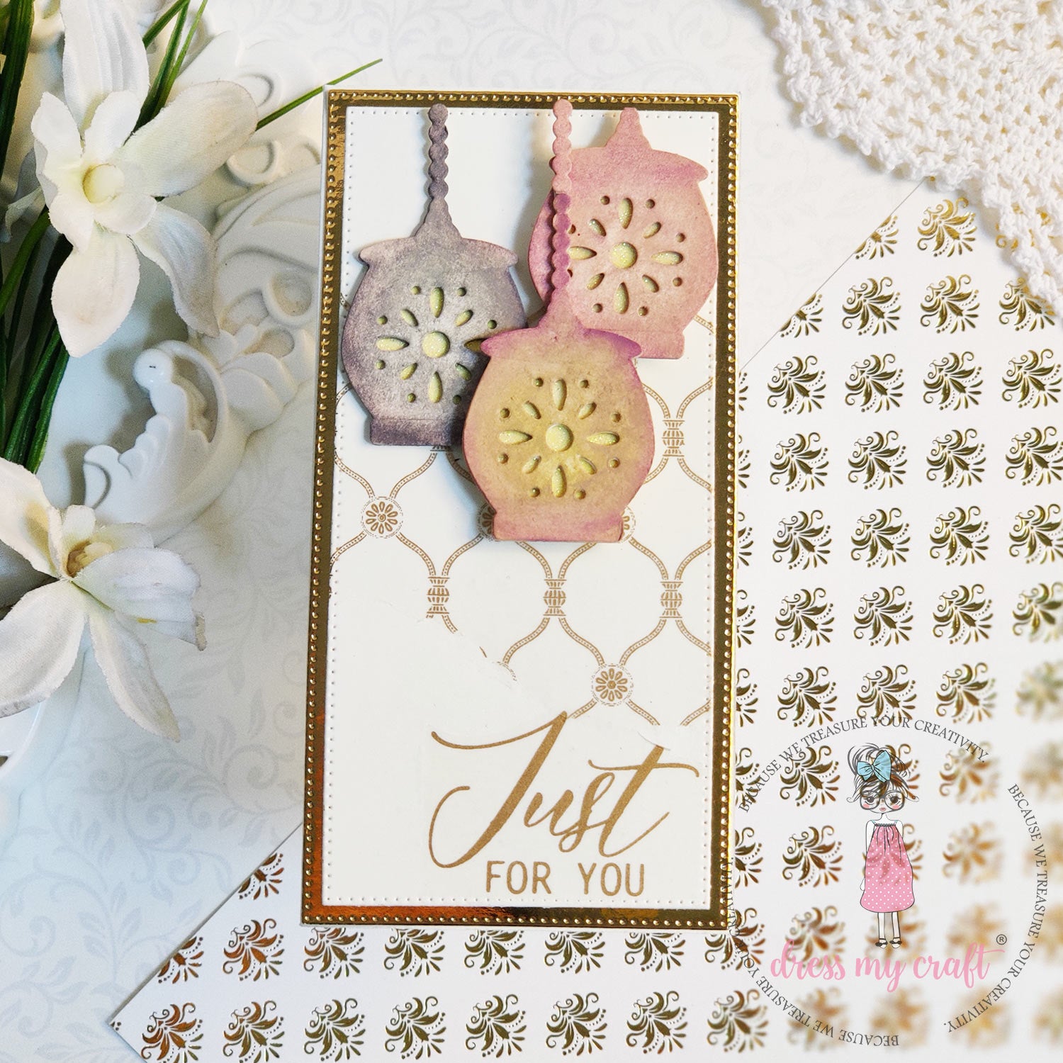 Metallic traditional Pattern - Transfer Me