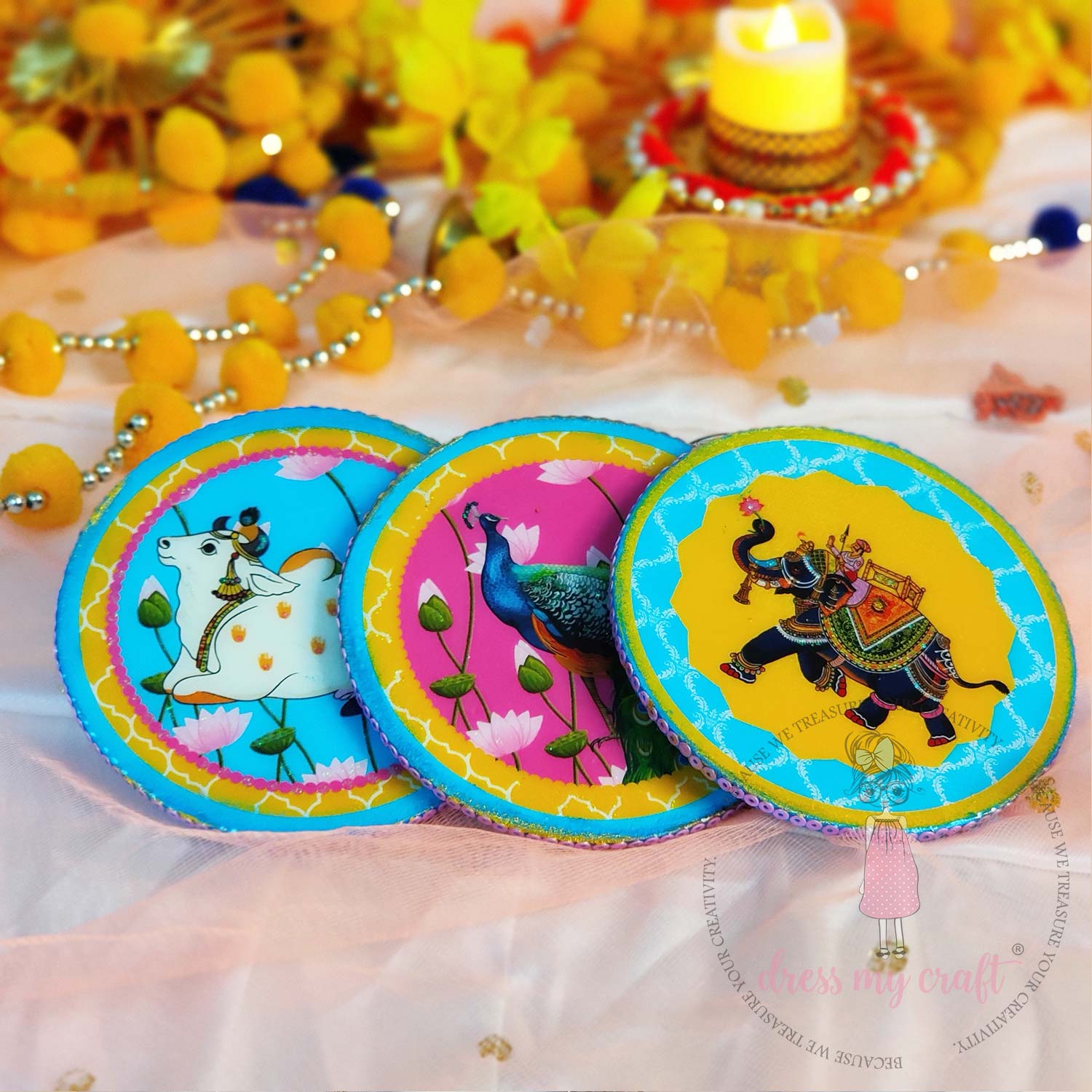 Pichwai Coasters - Transfer Me