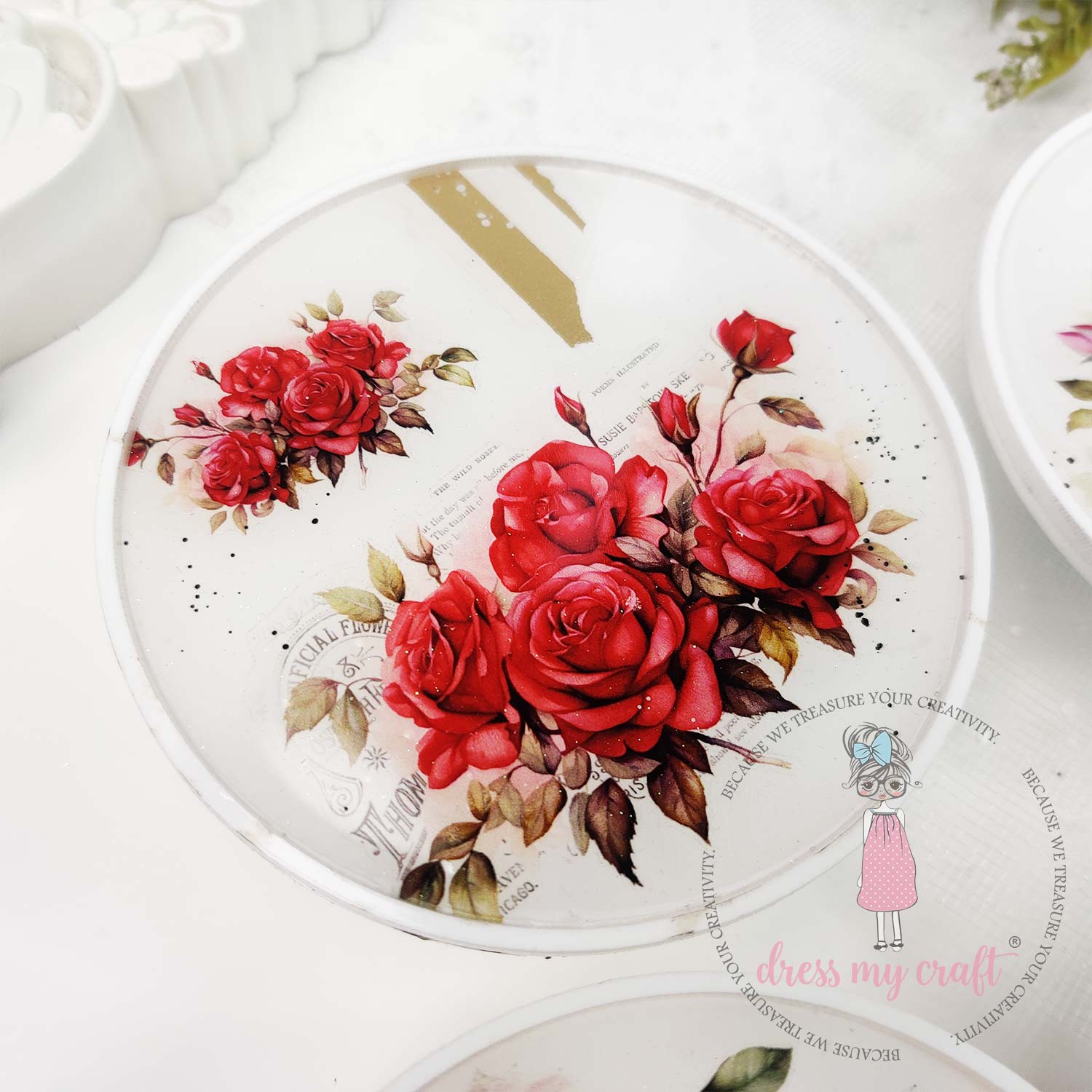 Lovely Roses - Mini Transfer Me (4" X 6")