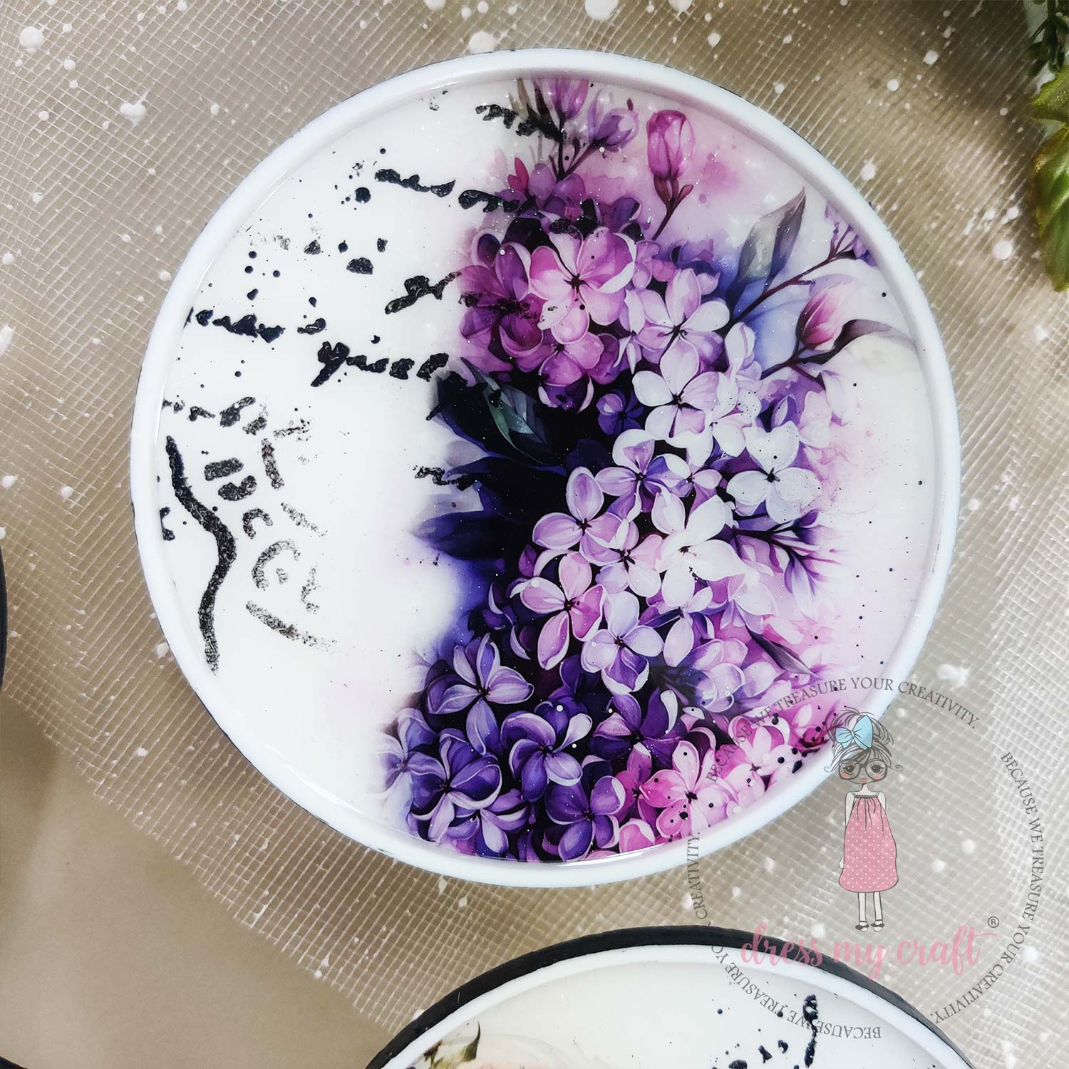 Royal Hydrangea - Mini Transfer Me (4" X 6")