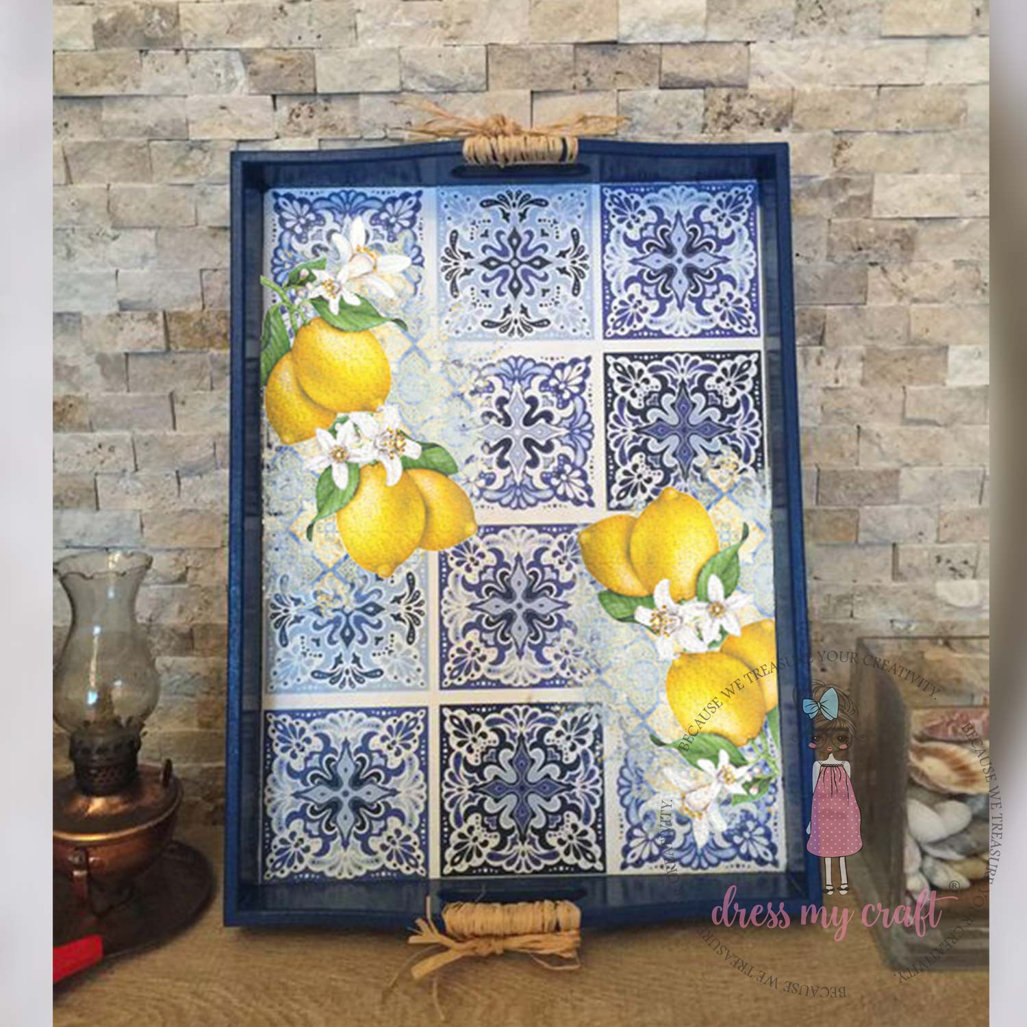 Fresh Lemons - Mini Transfer Me (4" X 6")