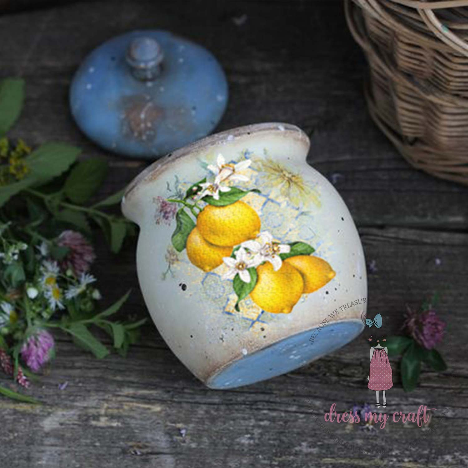 Fresh Lemons - Mini Transfer Me (4" X 6")