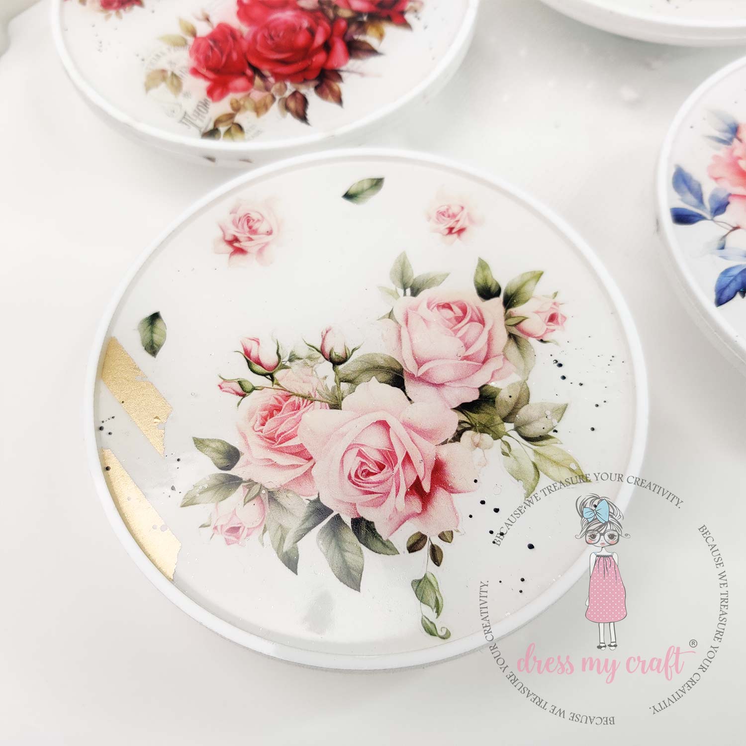 Elegant Roses - Mini Transfer Me (4" X 6")