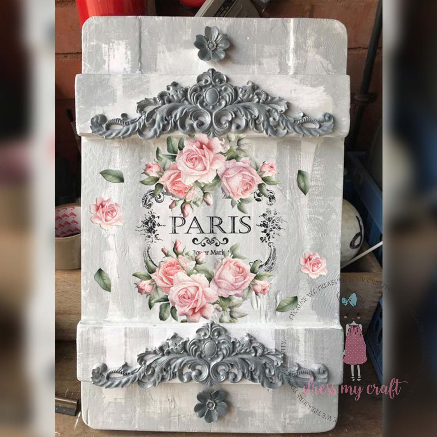 Elegant Roses - Mini Transfer Me (4" X 6")