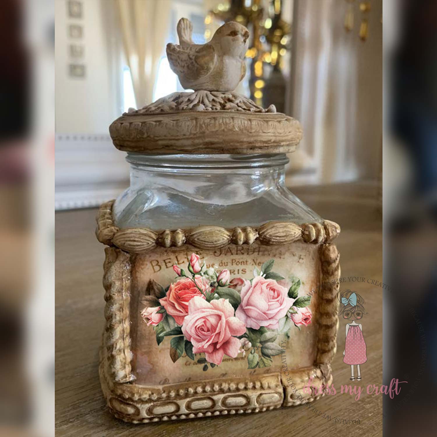 Elegant Roses - Mini Transfer Me (4" X 6")