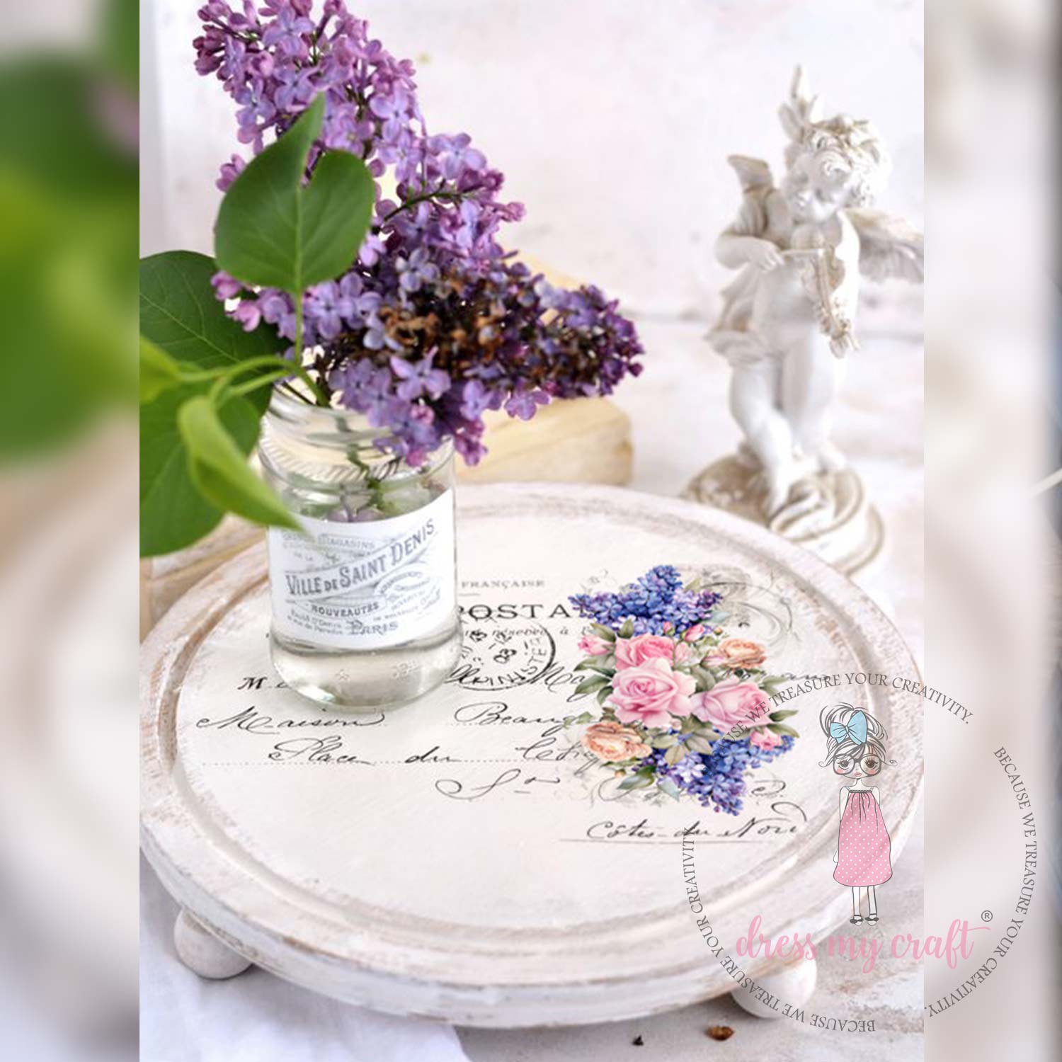 Blooming Elegance - Mini Transfer Me (4" X 6")