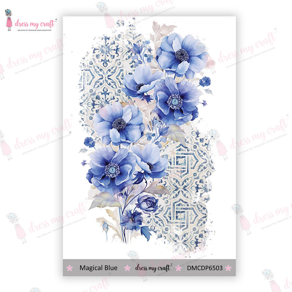 Magical Blue - Mini Transfer Me (4" X 6")