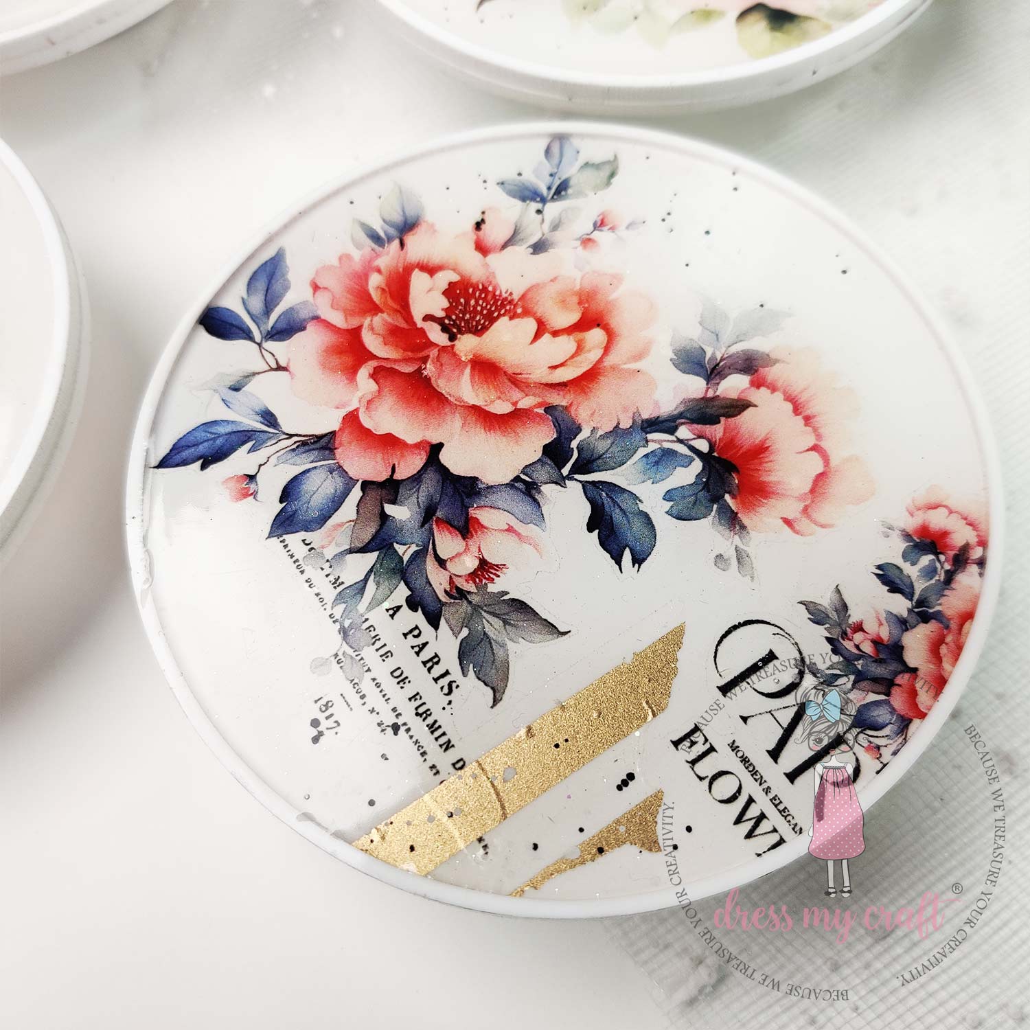 Paris Blooms - Mini Transfer Me (4" X 6")