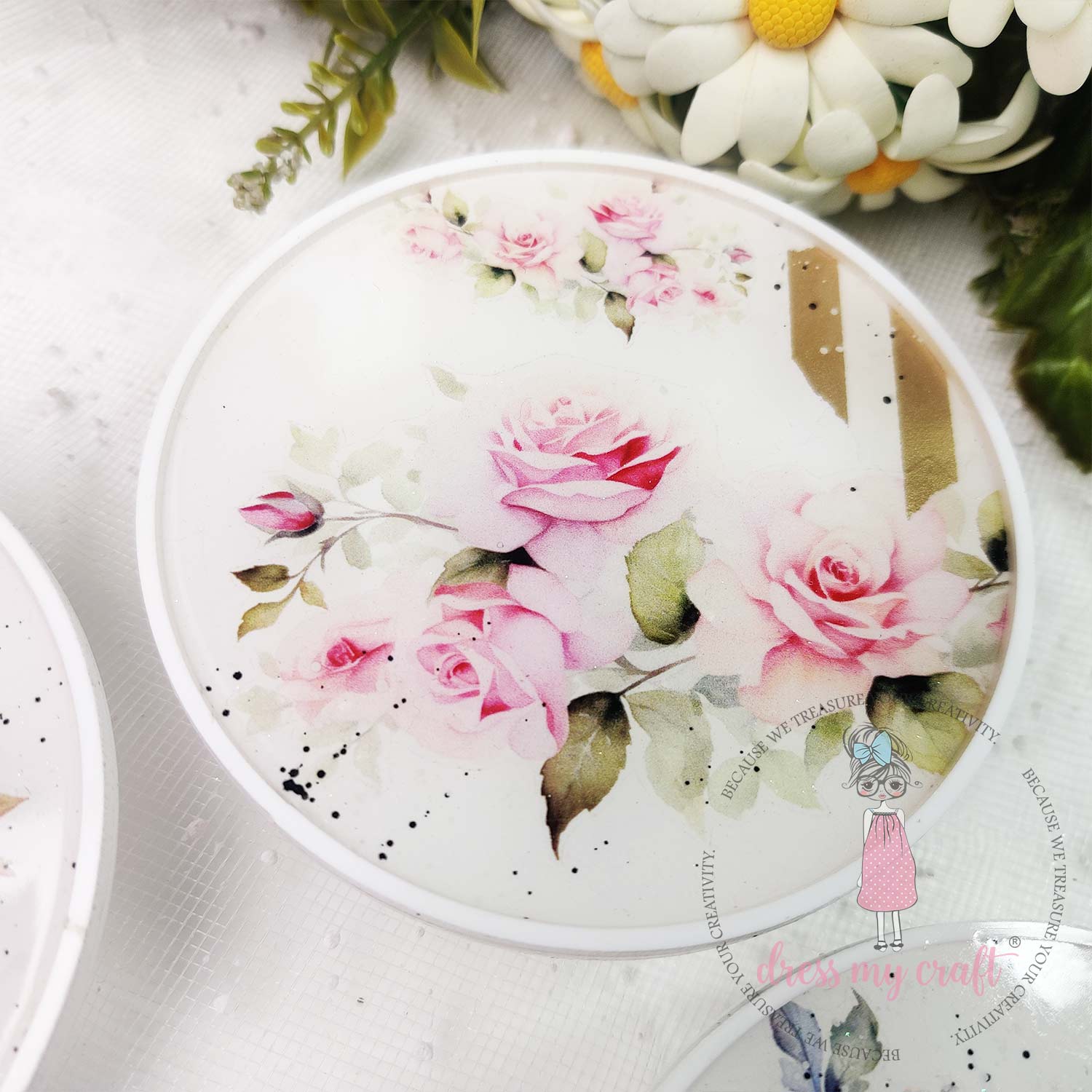 Blush Roses - Mini Transfer Me (4" X 6")