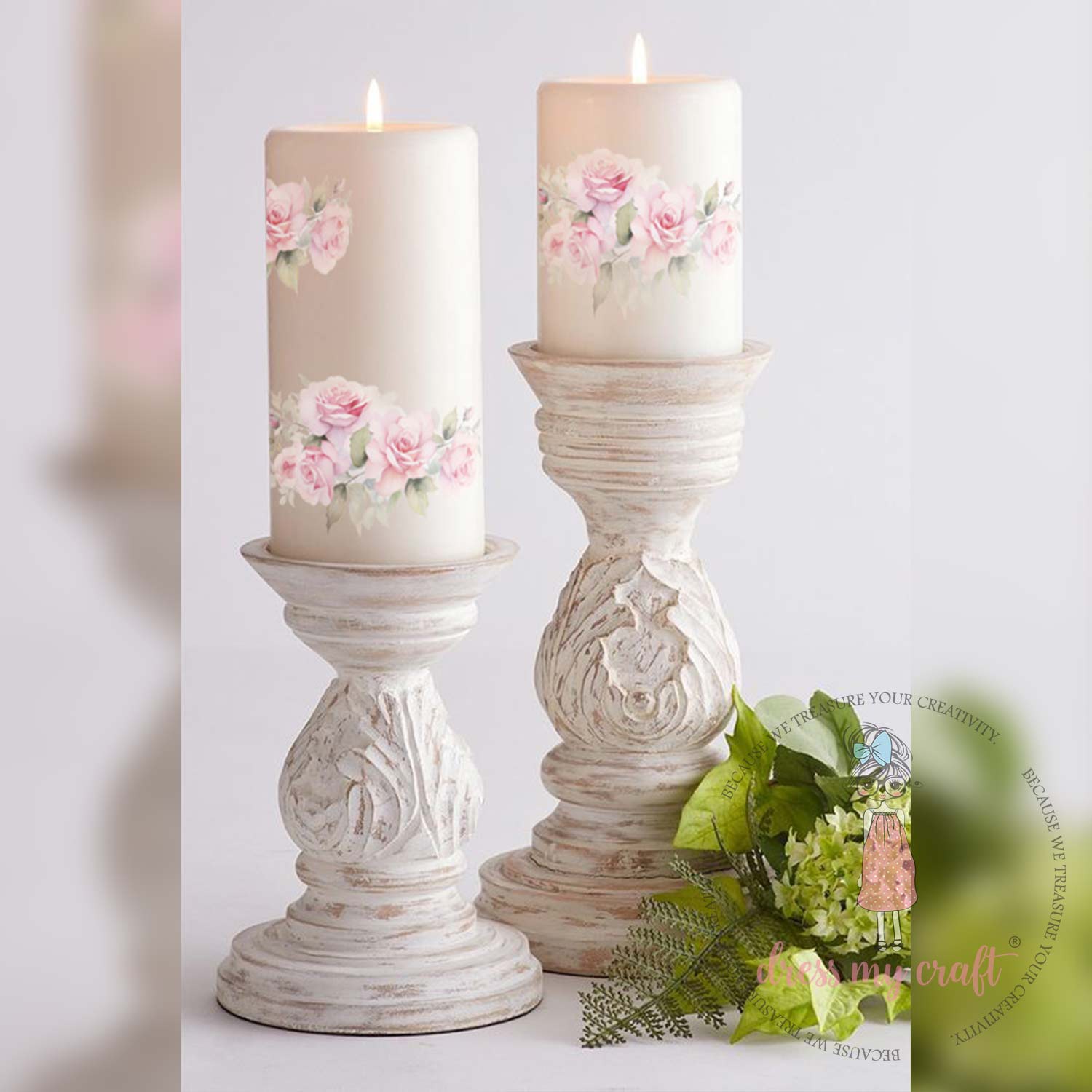 Blush Roses - Mini Transfer Me (4" X 6")