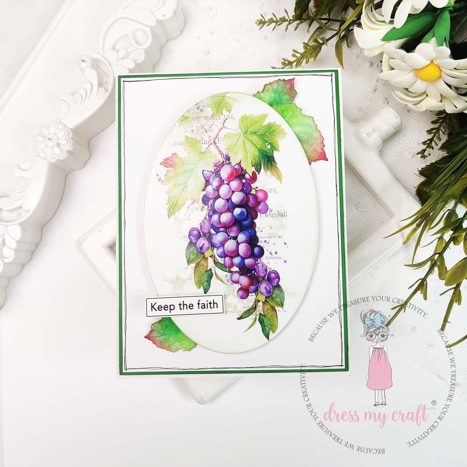 Wine Grapes - Mini Transfer Me (4" X 6")