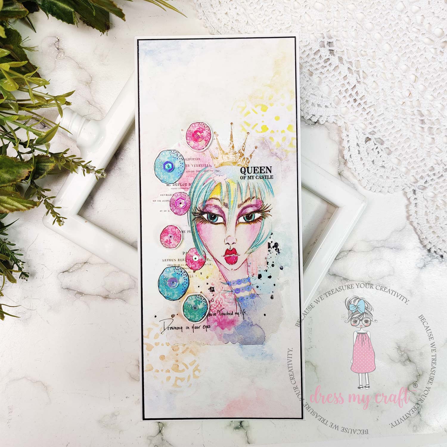 Dreamy Eyes - Mini Transfer Me (4" X 6")