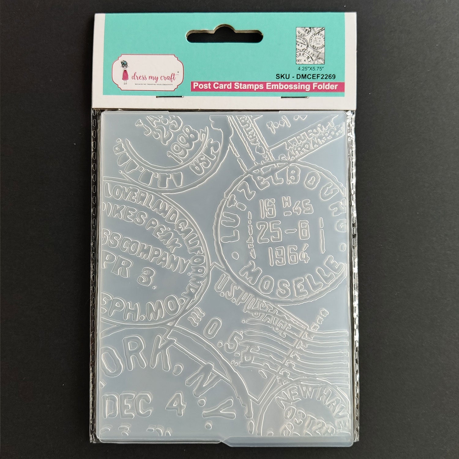 Post Card Pattern - Embossing Folder