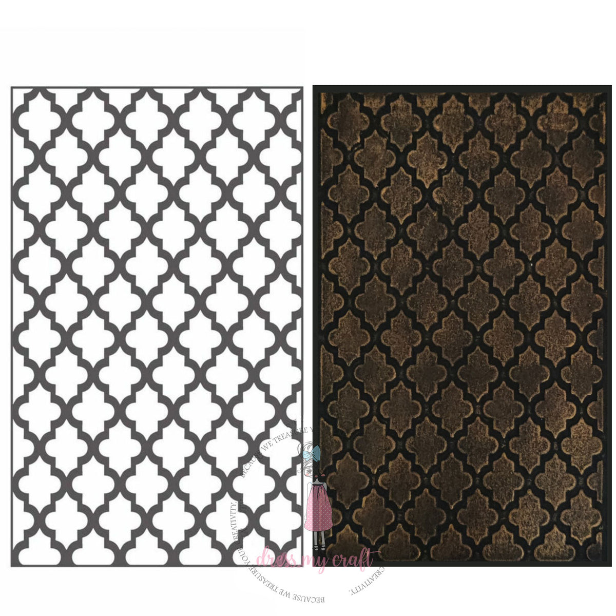 Lattice Pattern - Embossing Folder (Mini) – CRAFTERS CORNER