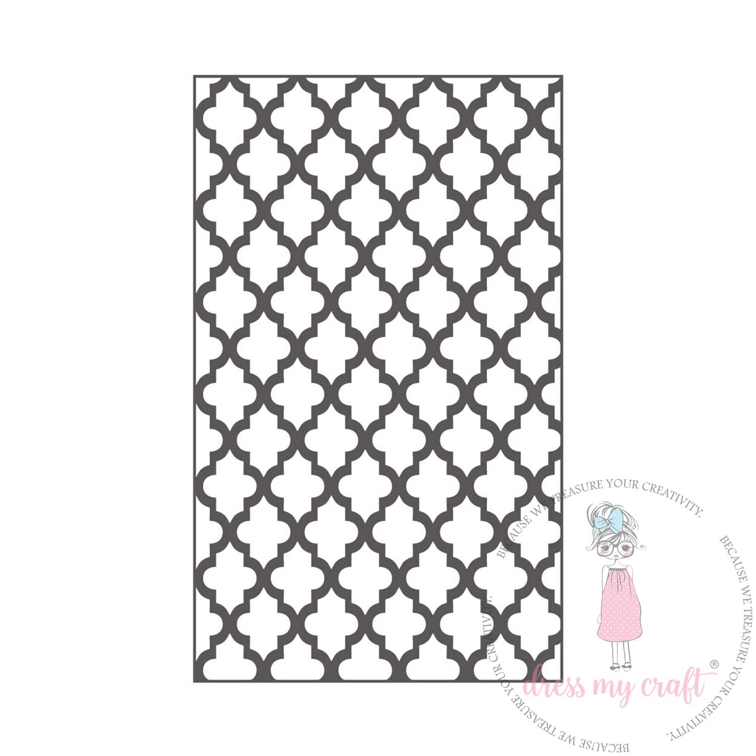 Lattice Pattern - Embossing Folder (Mini)