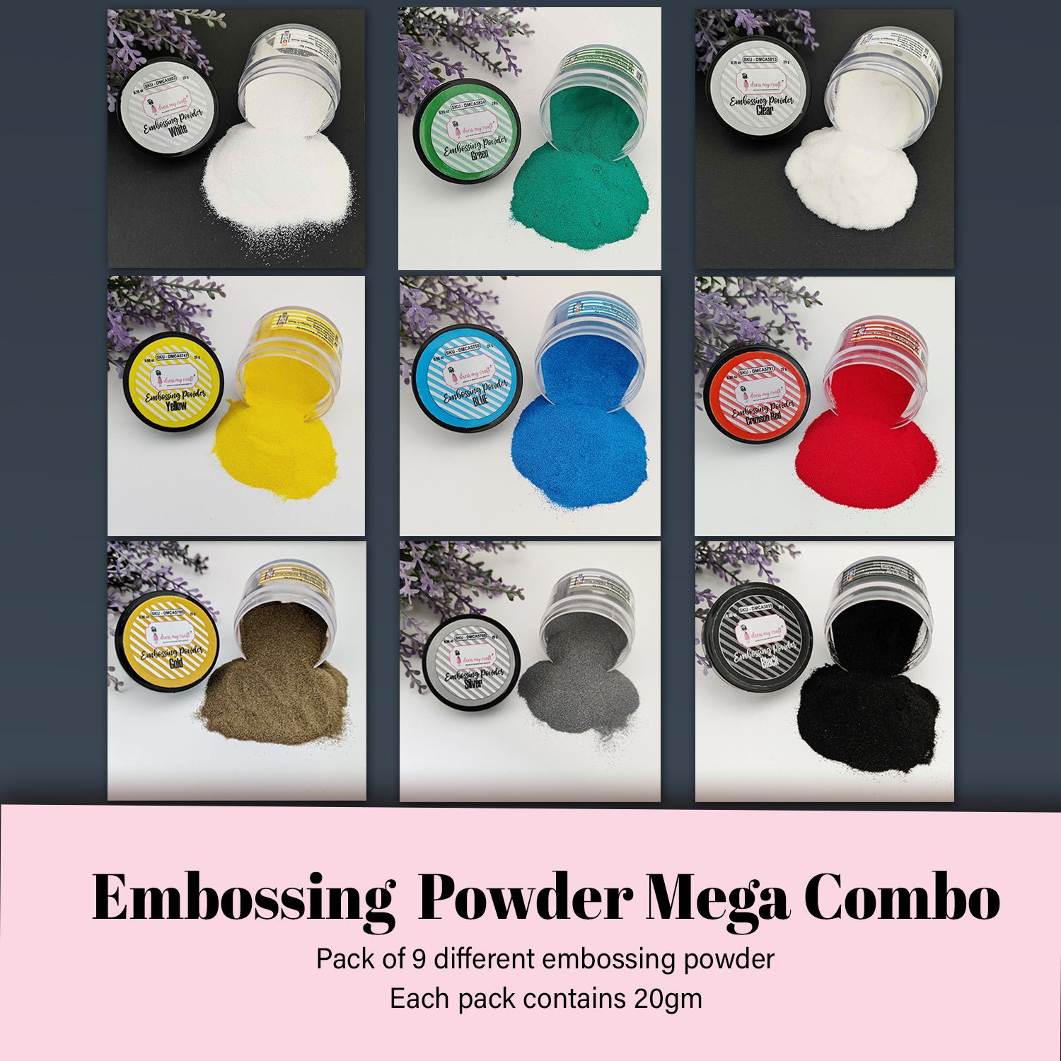 Embossing Powder Mega Combo