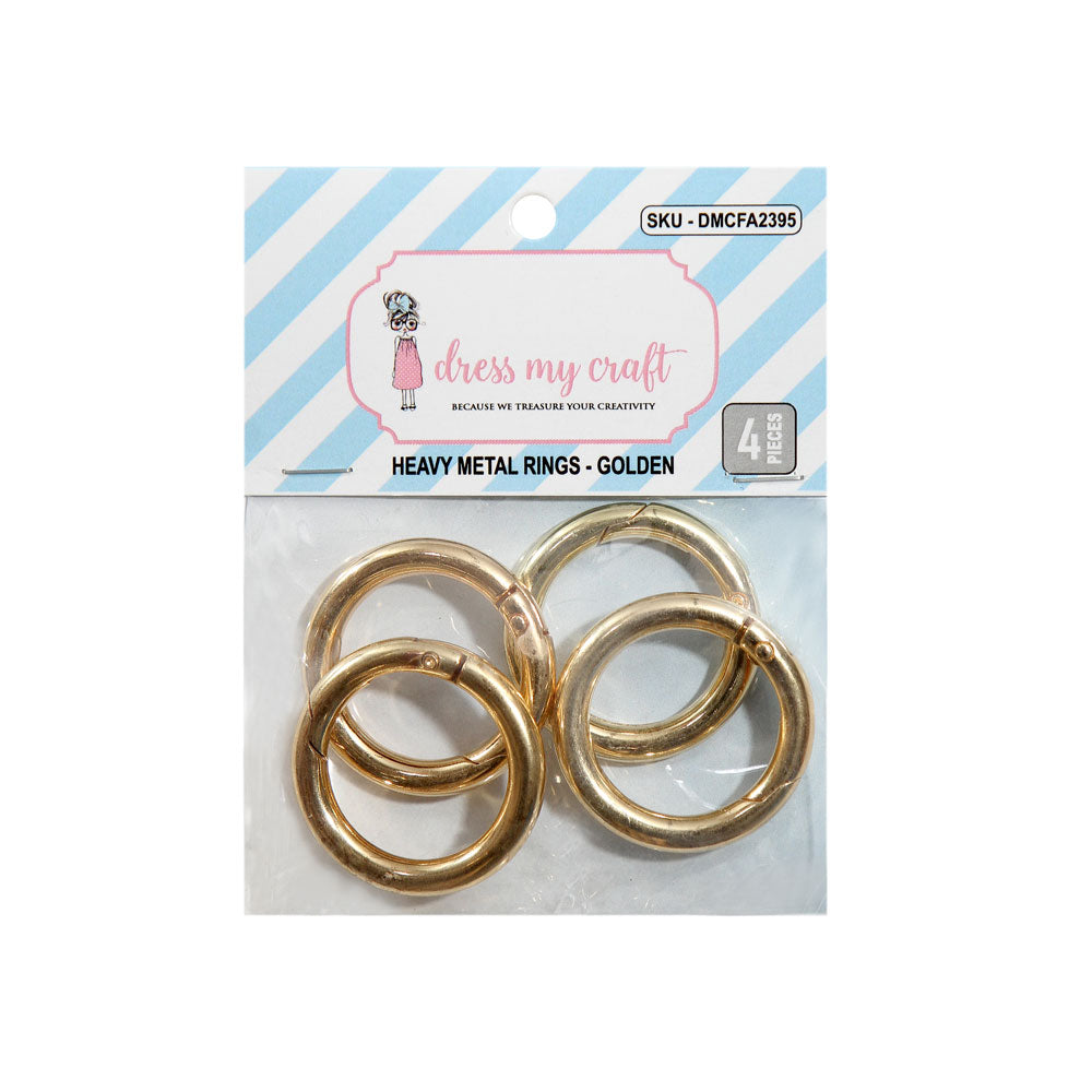 Heavy Metal Rings - Golden