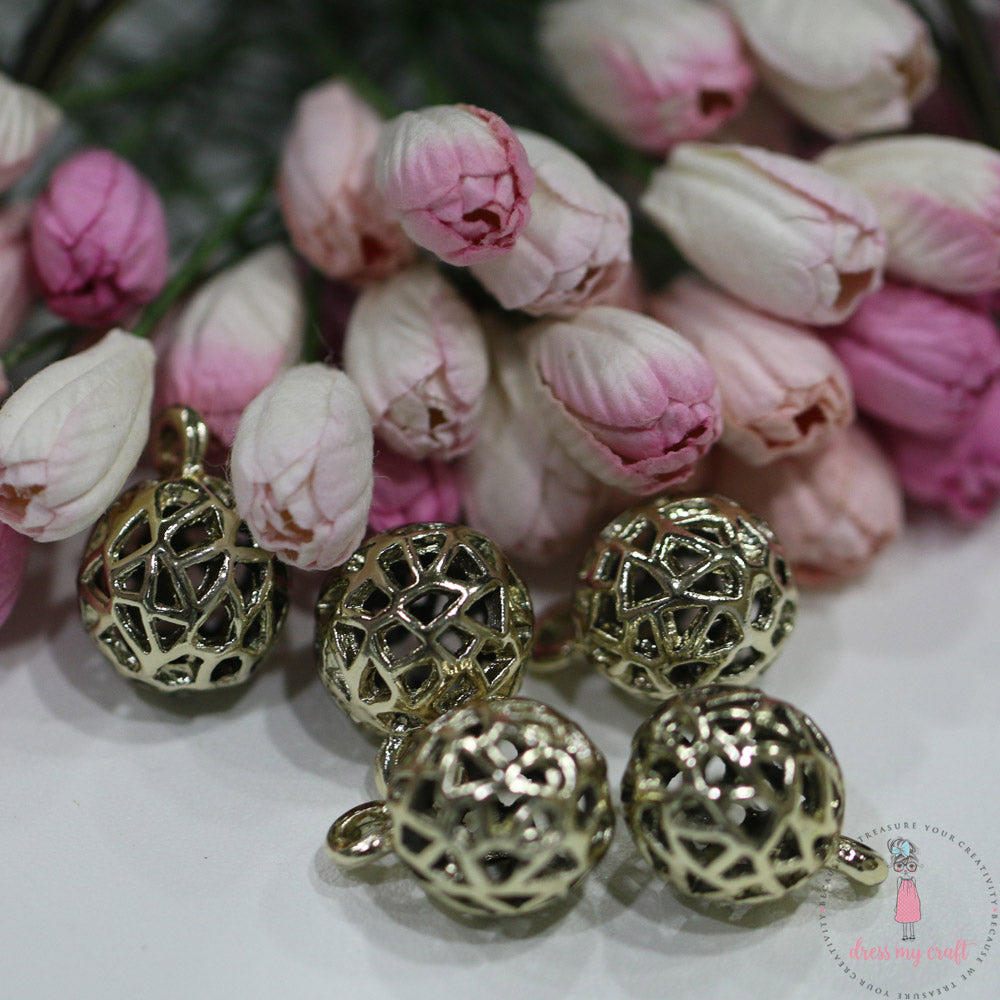 Cut Work Ball - Golden