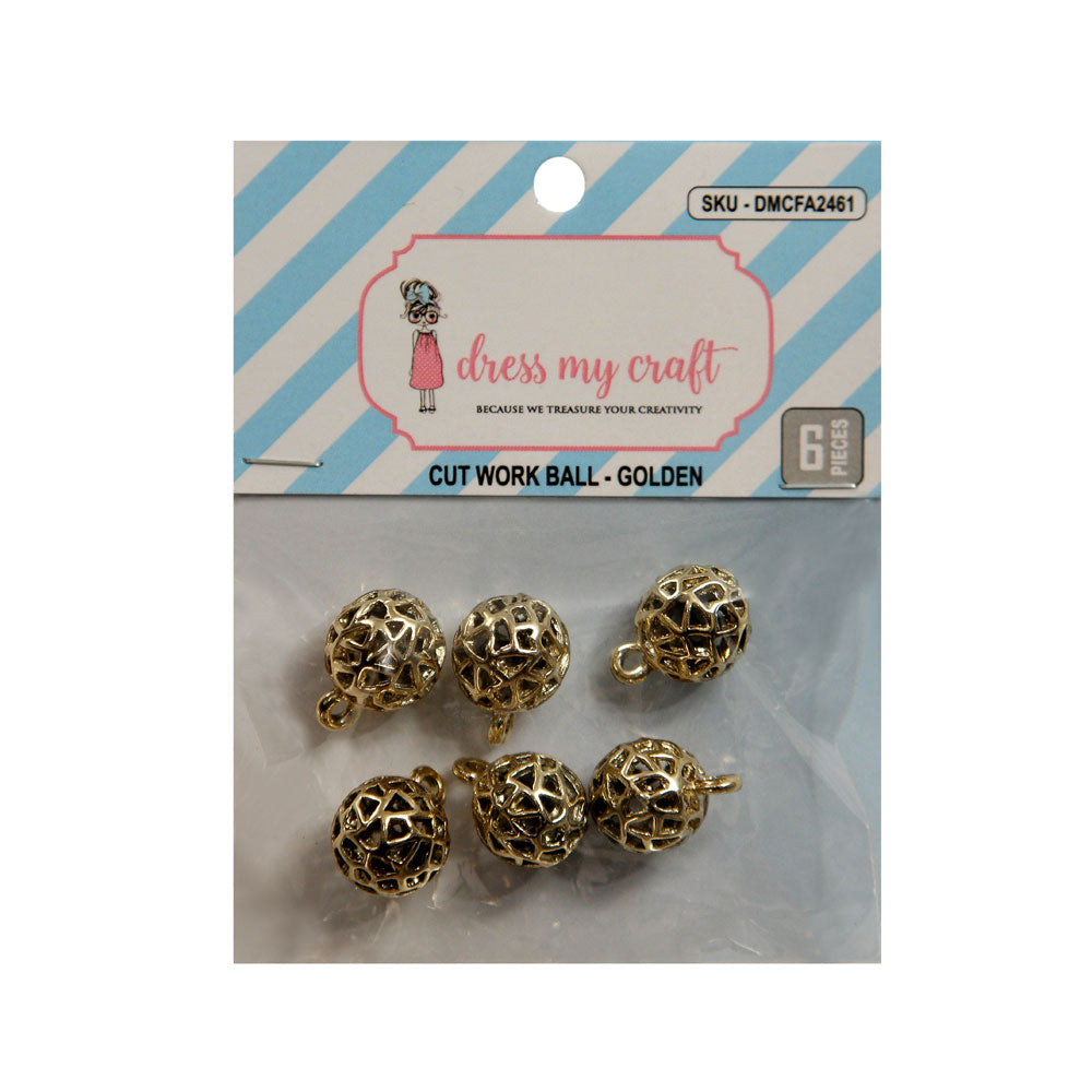 Cut Work Ball - Golden