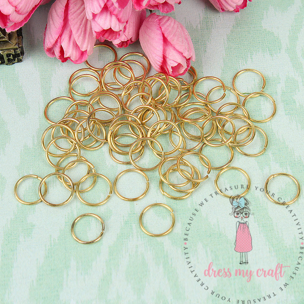 Jump Ring - Golden 8MM