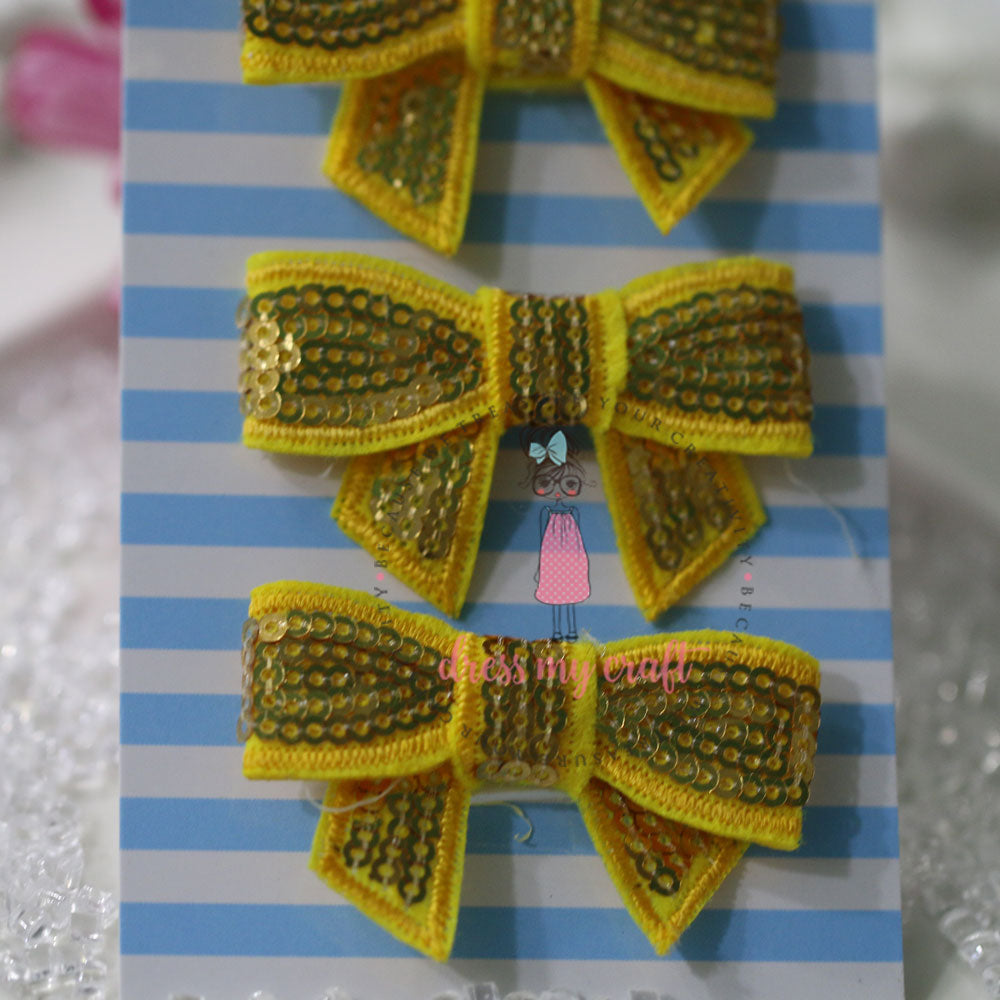 Sparkling Bow - Yellow