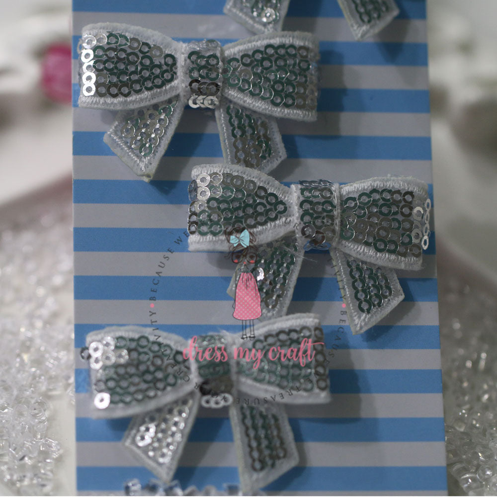 Sparkling Bow - White