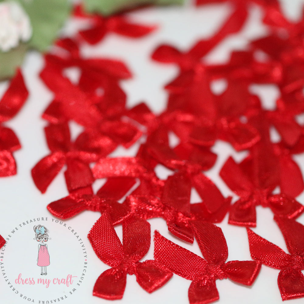 Ribbon Bows - Red