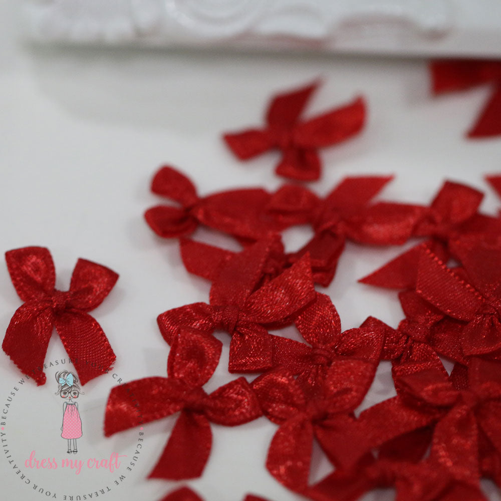 Ribbon Bows - Red