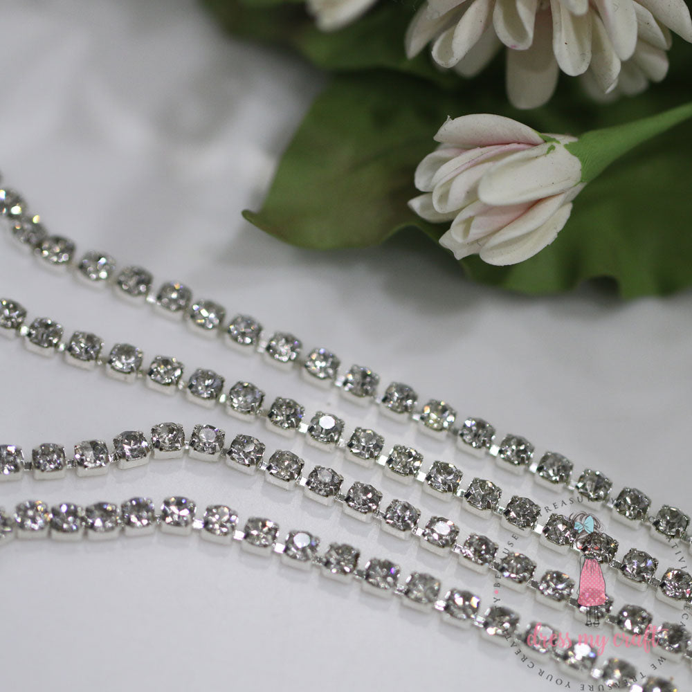 Diamond Chain Silver - Medium