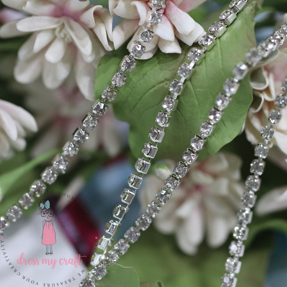 Diamond Chain Silver - Medium