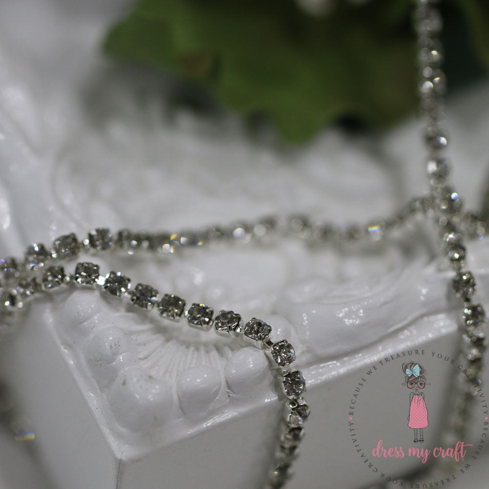 Diamond Chain Silver - Medium