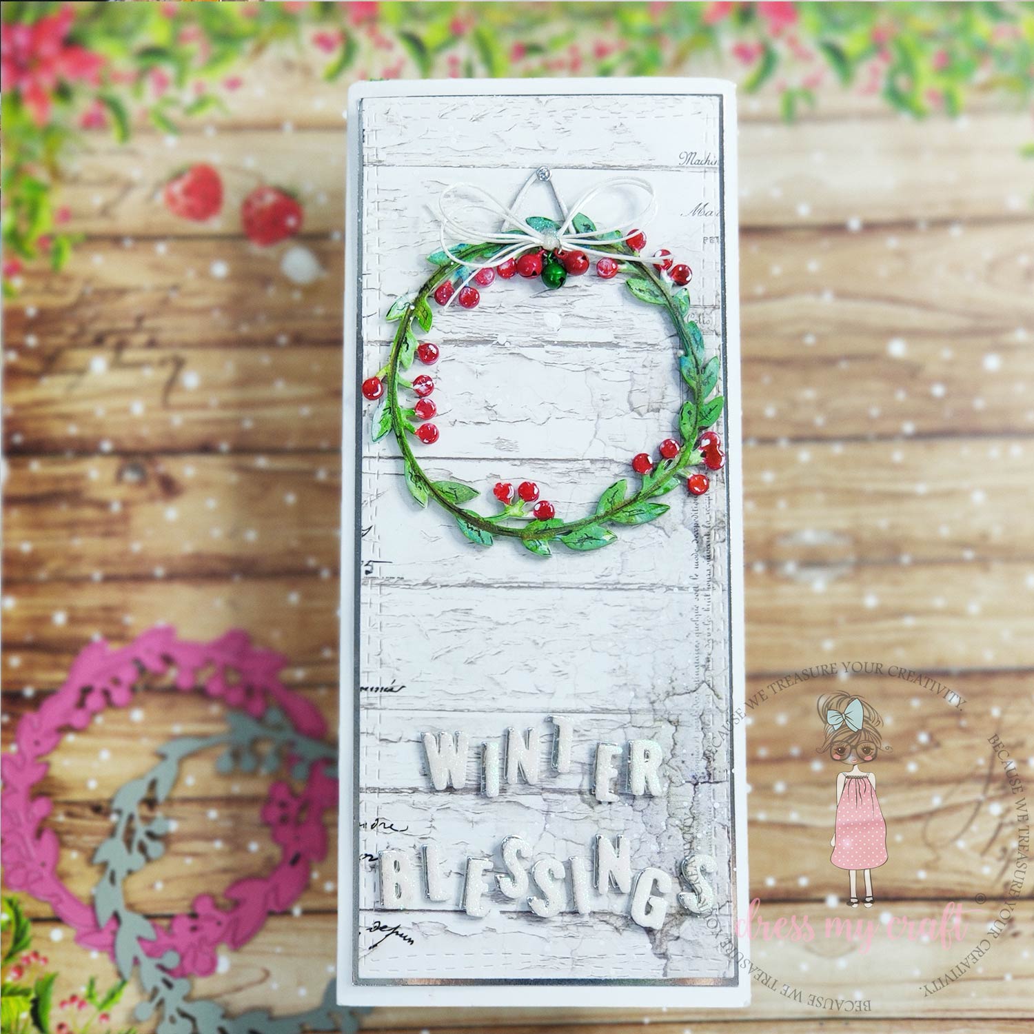 Satin Ribbon Twine - White