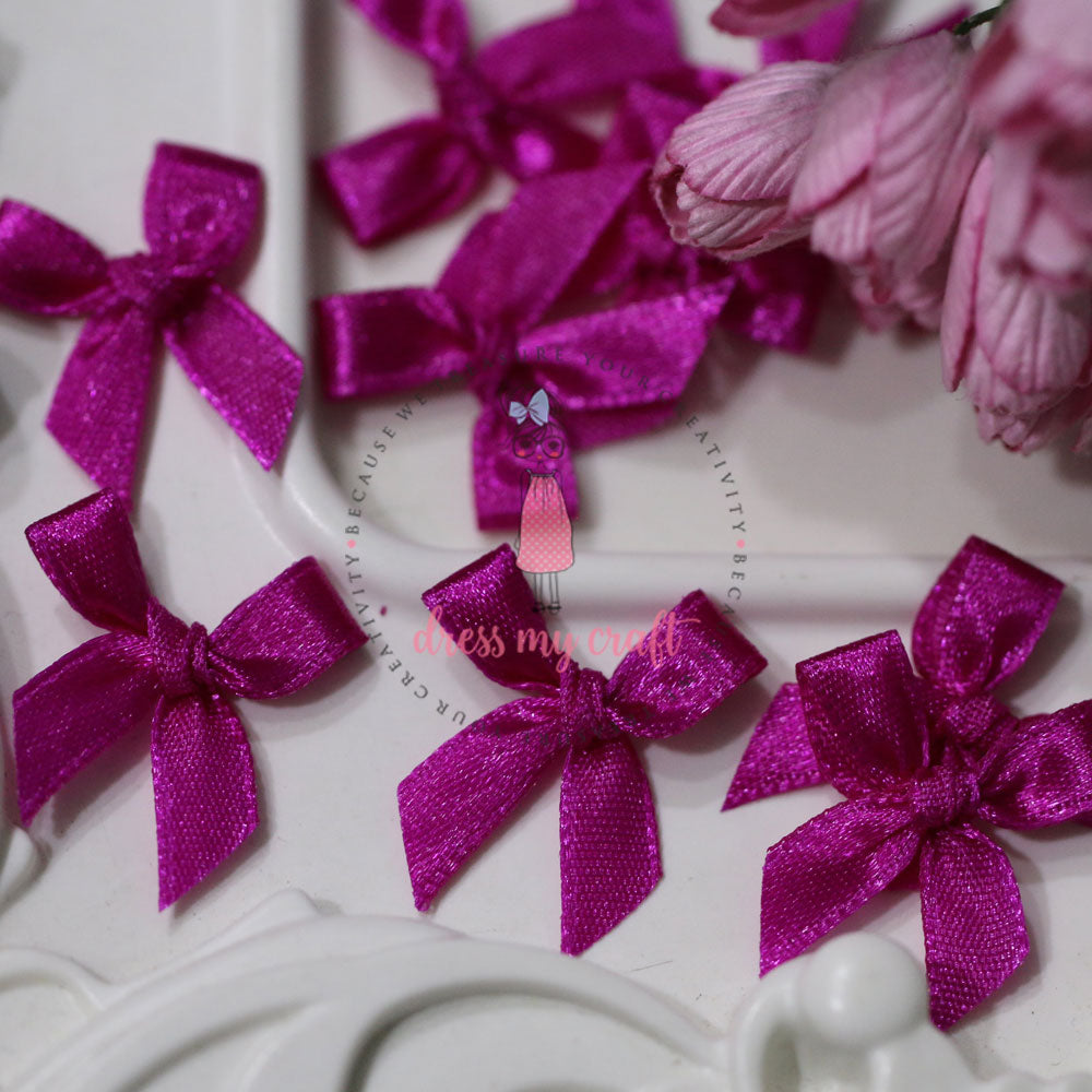 Ribbon Bows - Magenta
