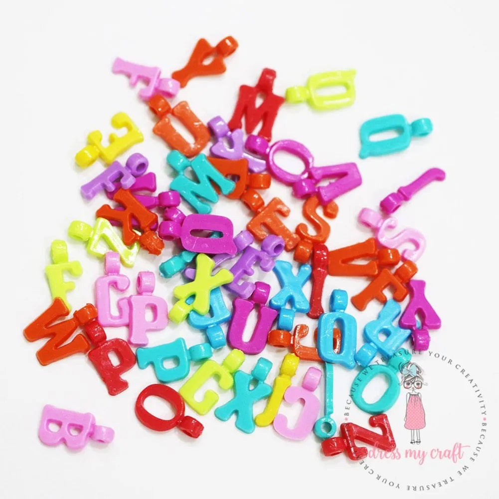 Hanging Alphabet - Assorted Coloured