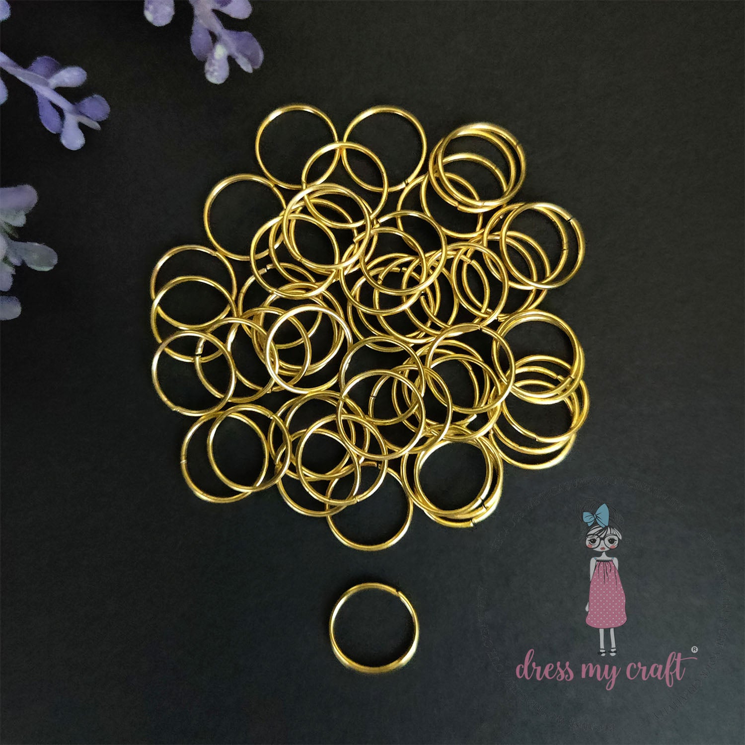 Jump Ring - Golden 10MM