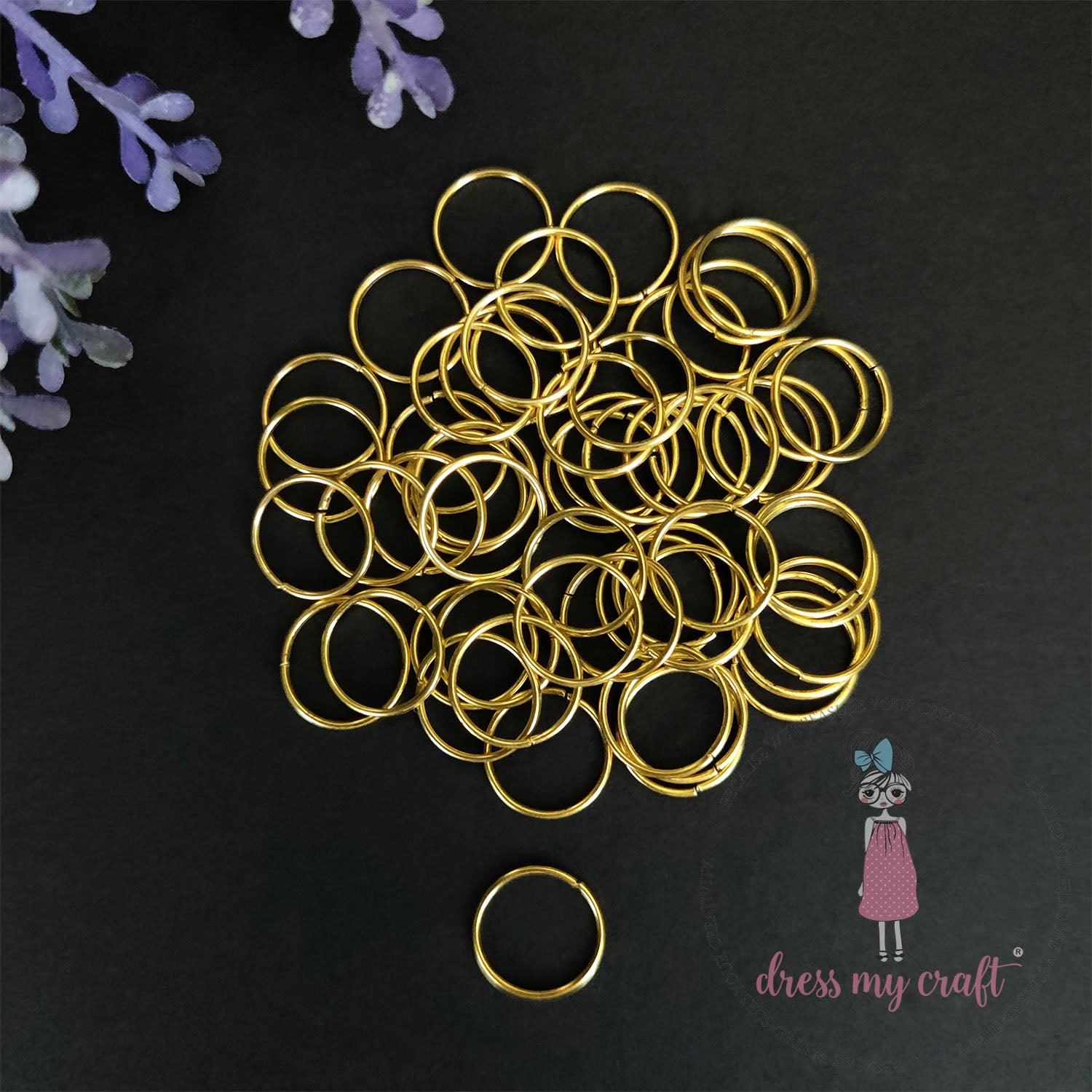 Jump Ring - Golden 10MM