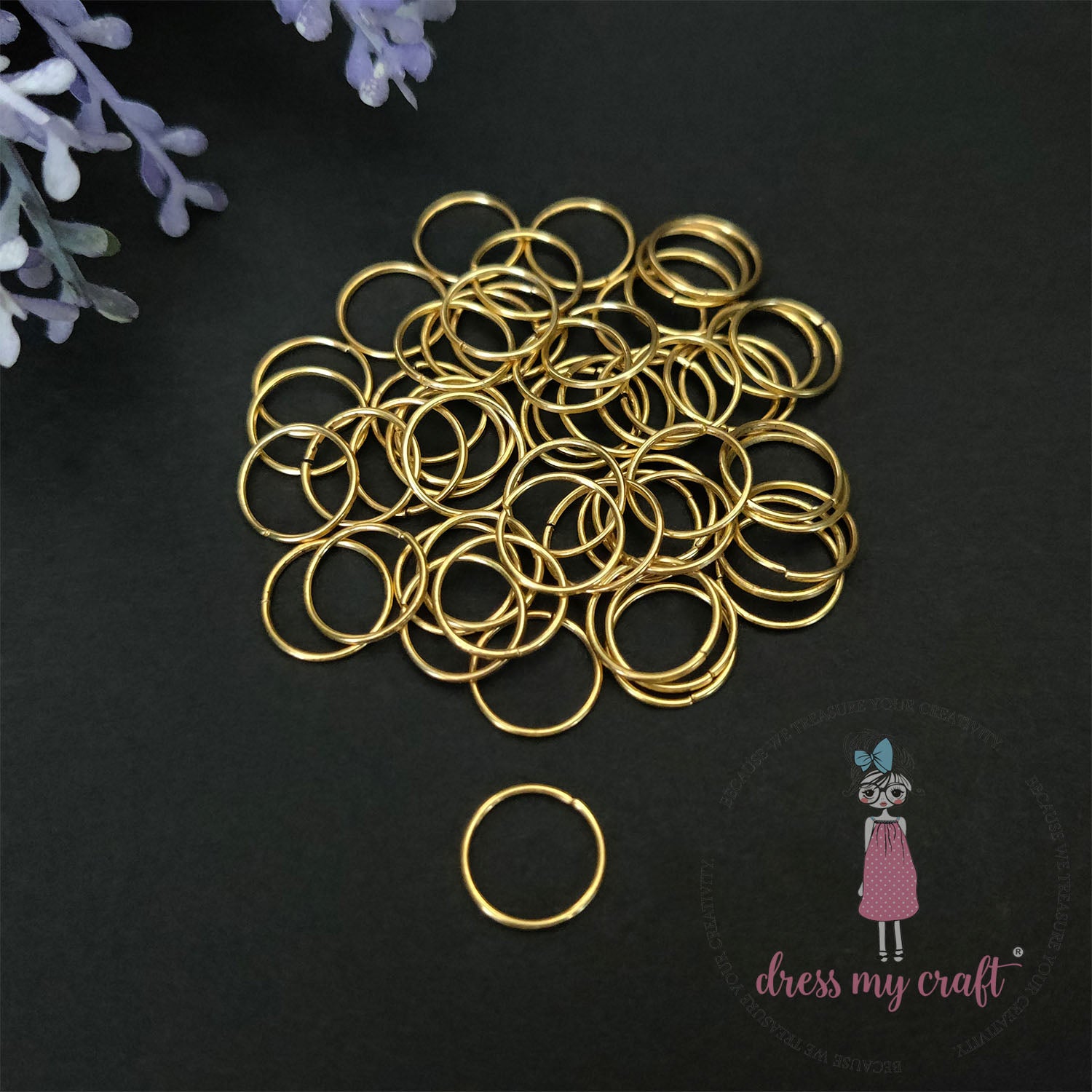 Jump Ring - Golden 10MM