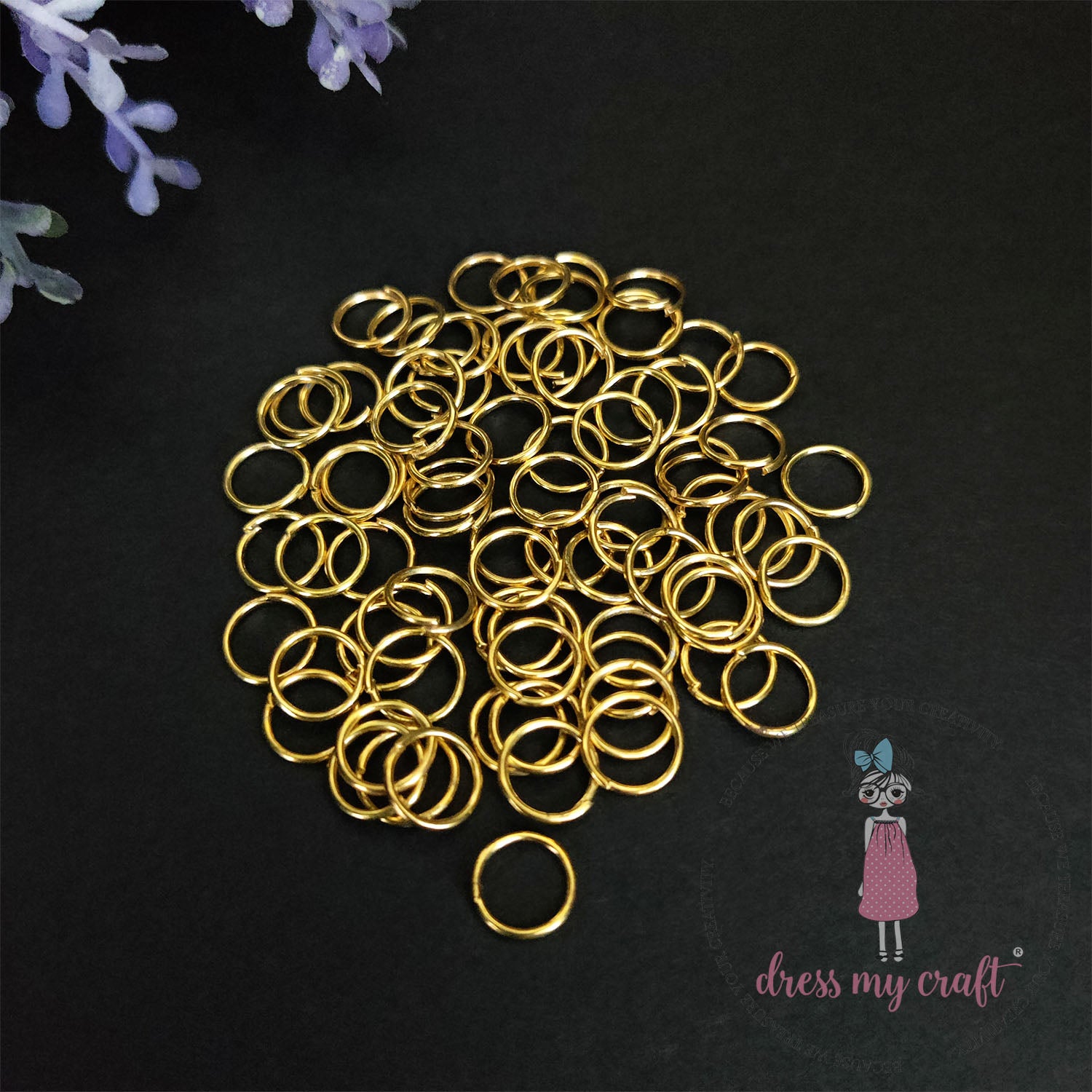 Jump Ring - Golden 6MM