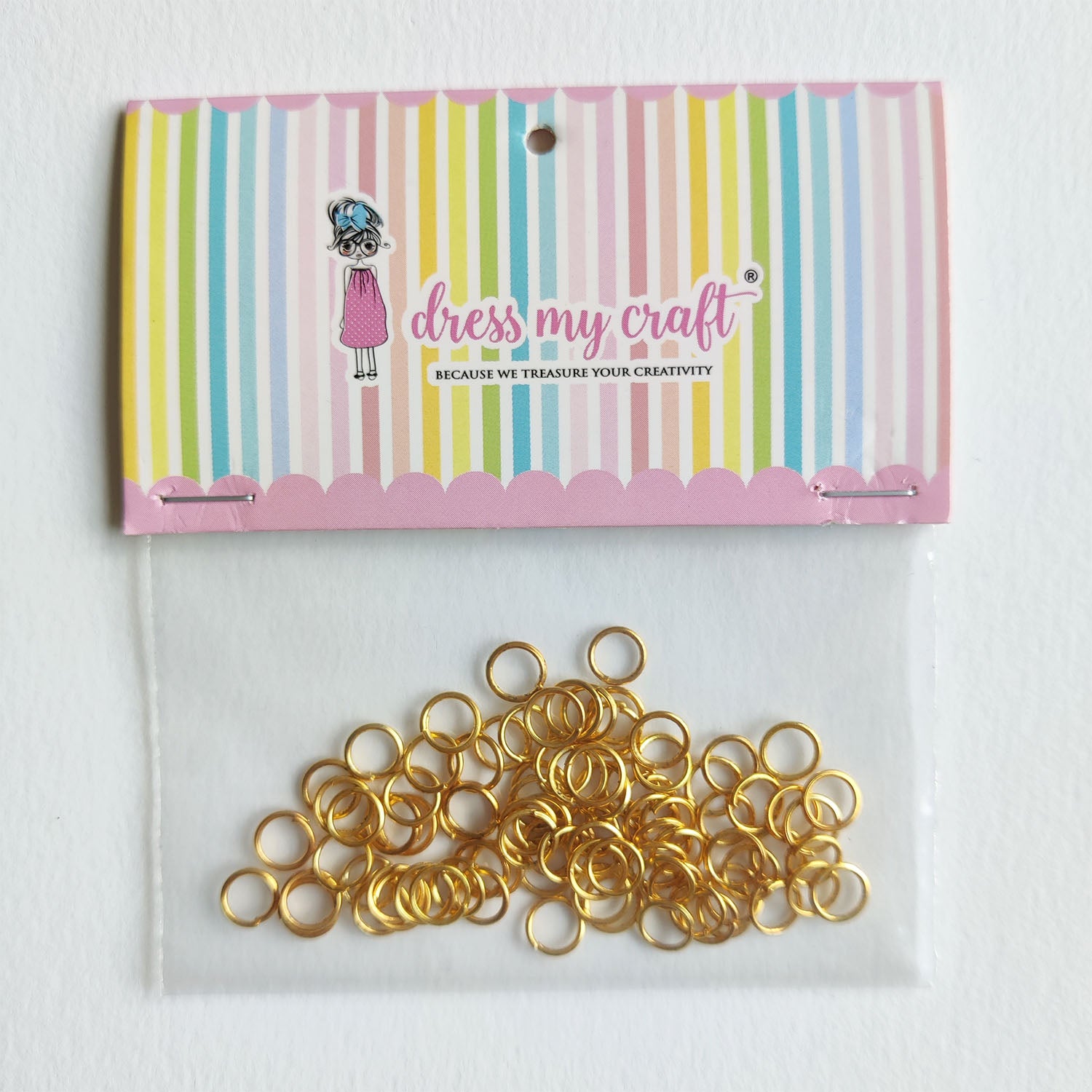 Jump Ring - Golden 6MM