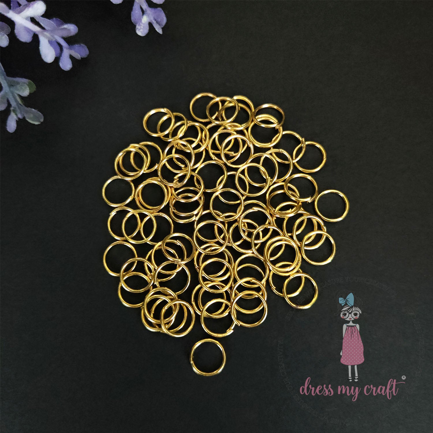 Jump Ring - Golden 6MM