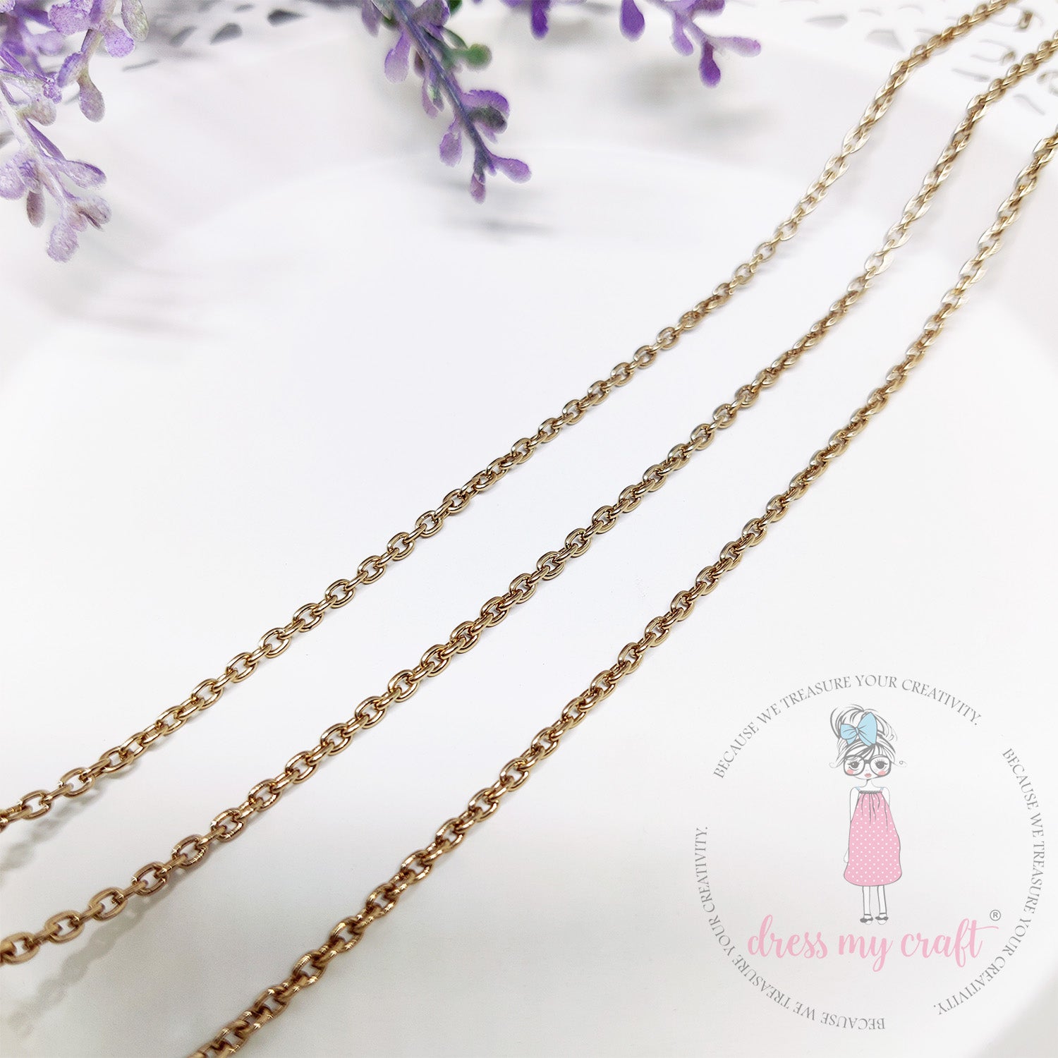 Mini Loop Chain - Bronze