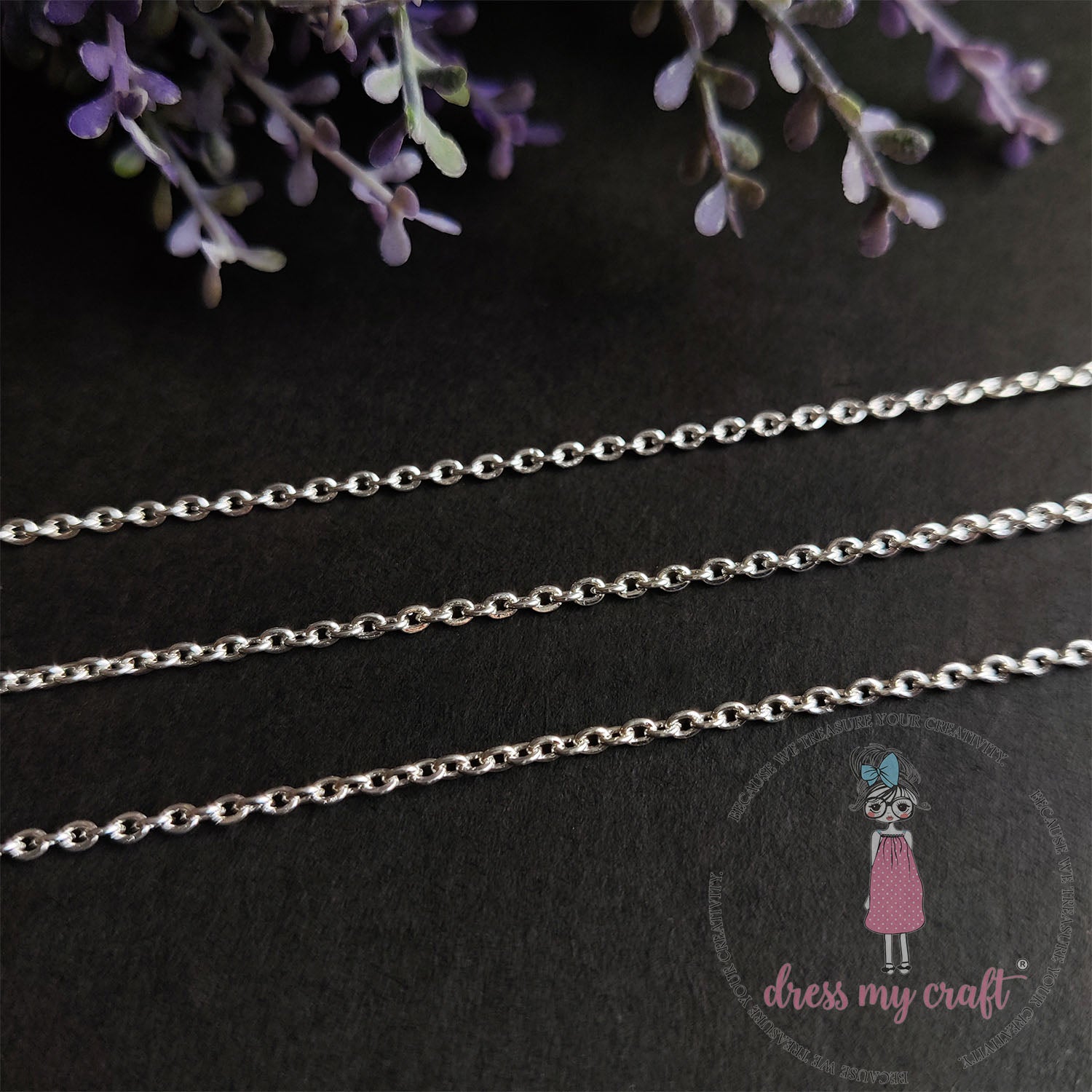 Mini Cable Chain -  Silver