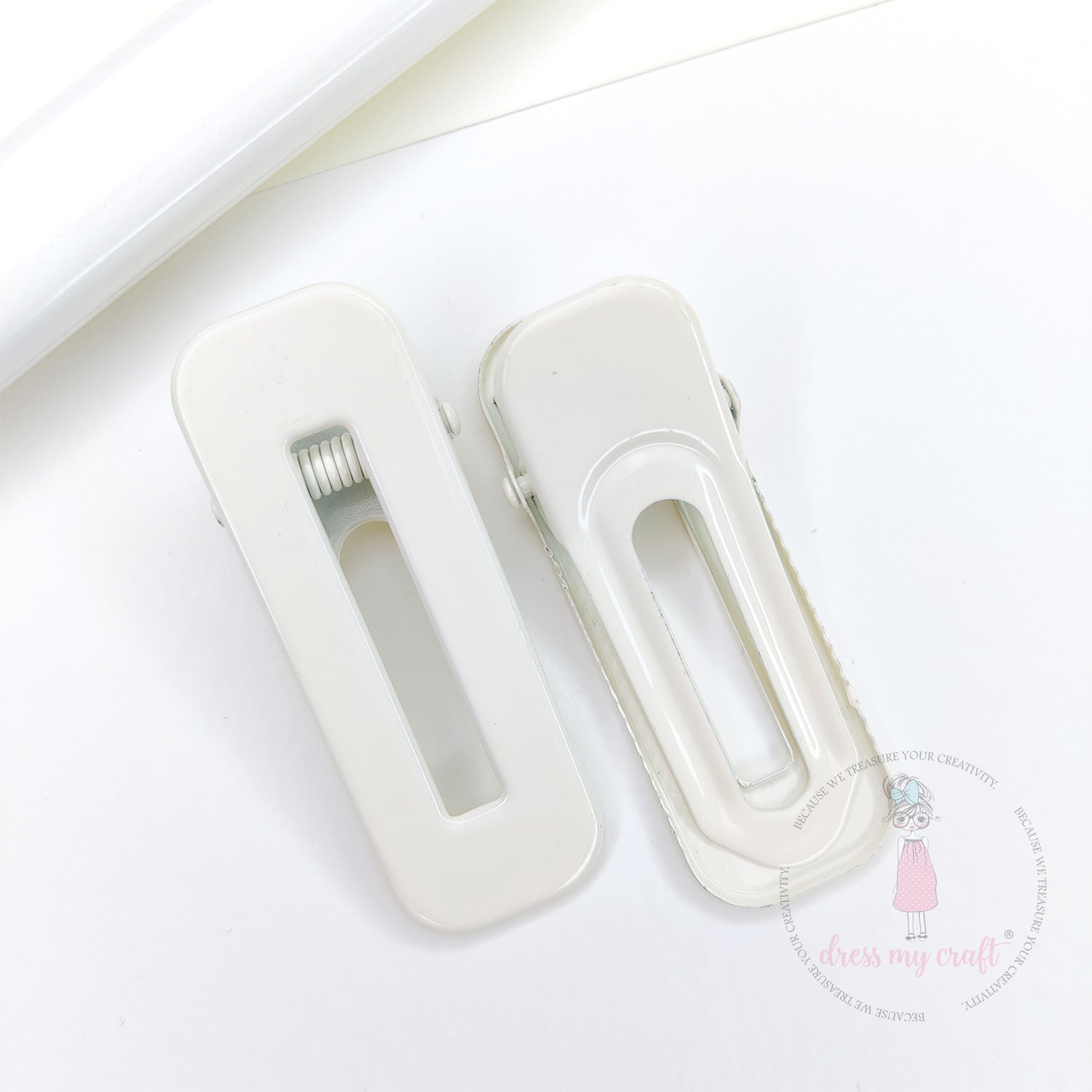 Pastel DIY Hair Clips - Ivory