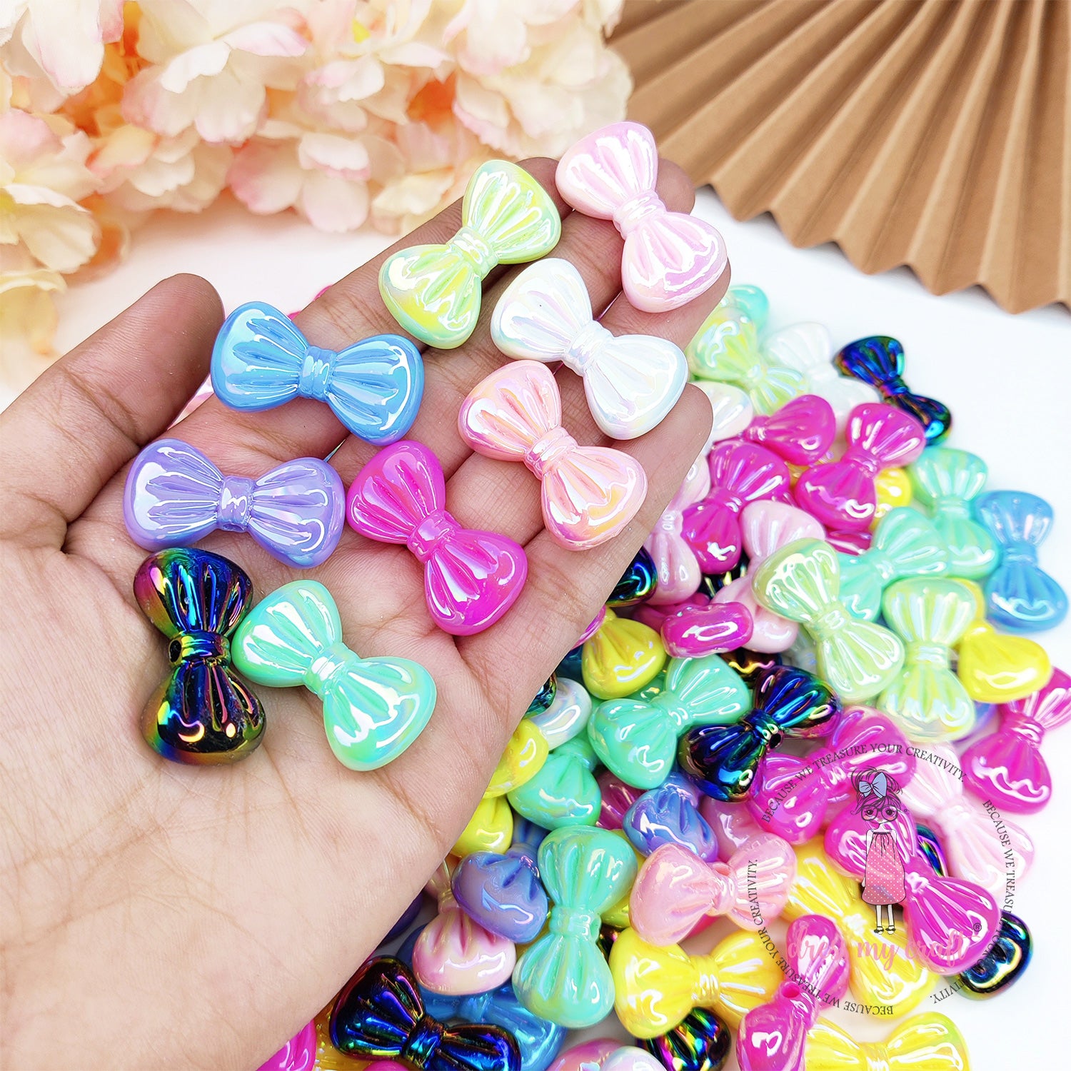 Shiny Bow Beads