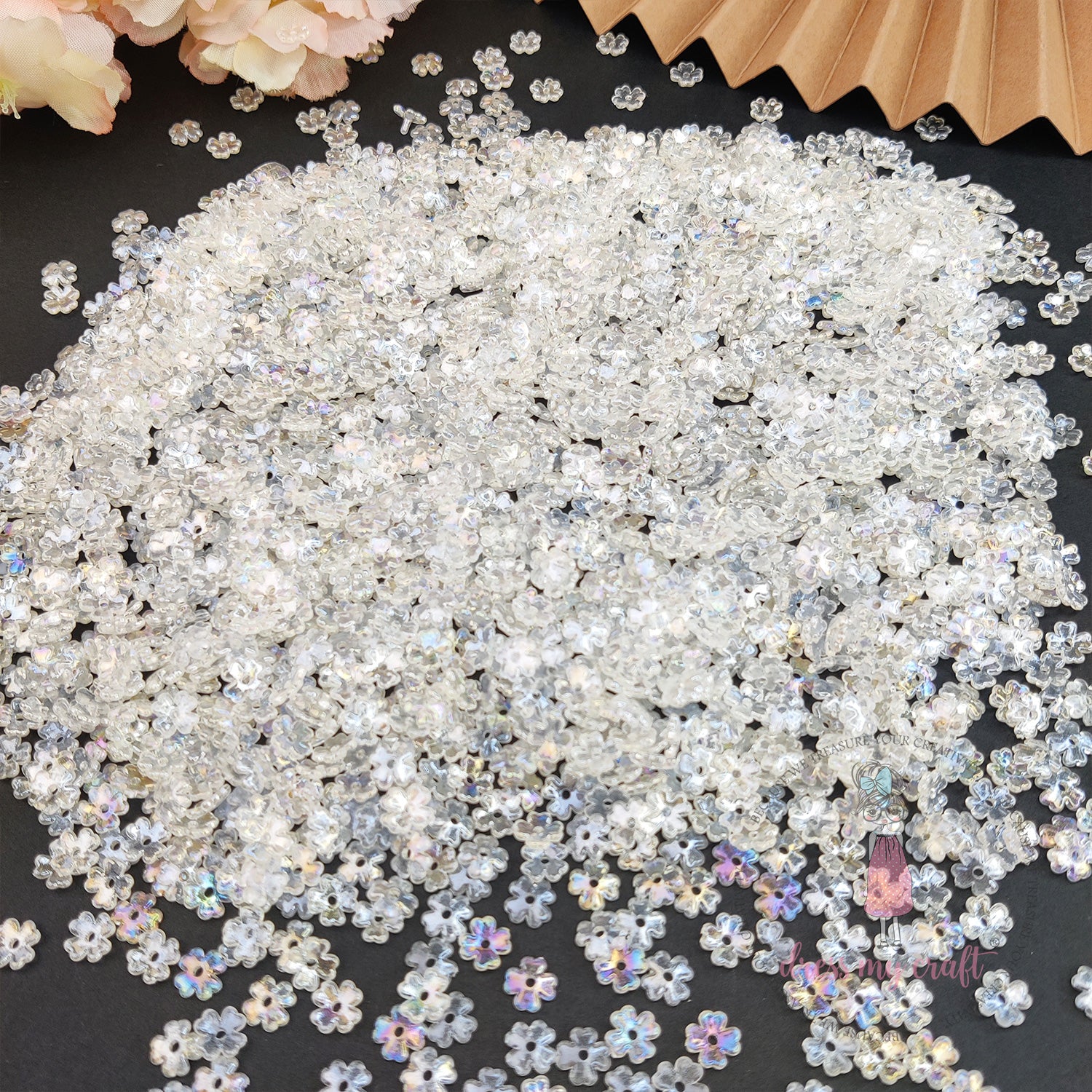 Shiny Tiny Flower Beads