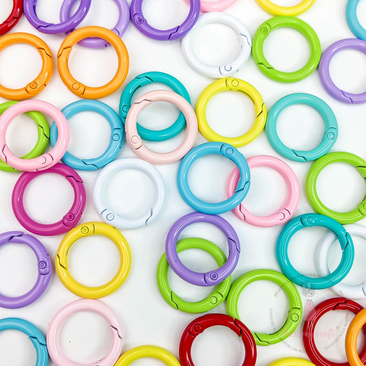 Multicolor Heavy Metal Rings - Mini