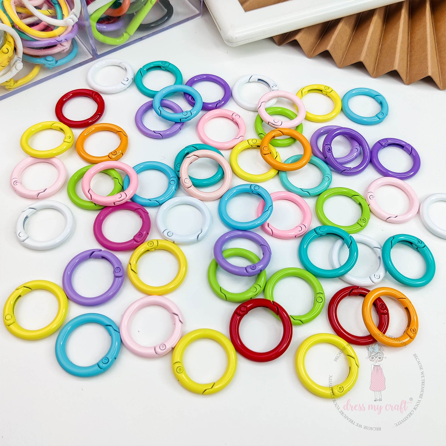 Multicolor Heavy Metal Rings - Mini