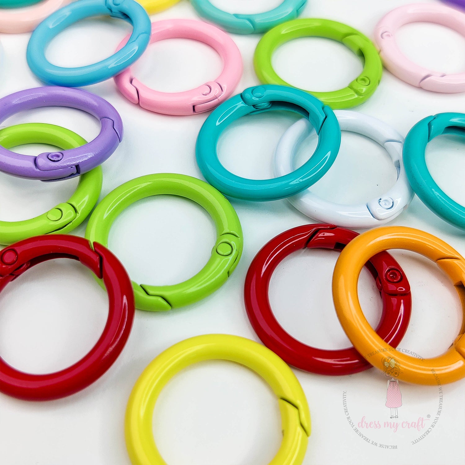 Multicolor Heavy Metal Rings - Mini