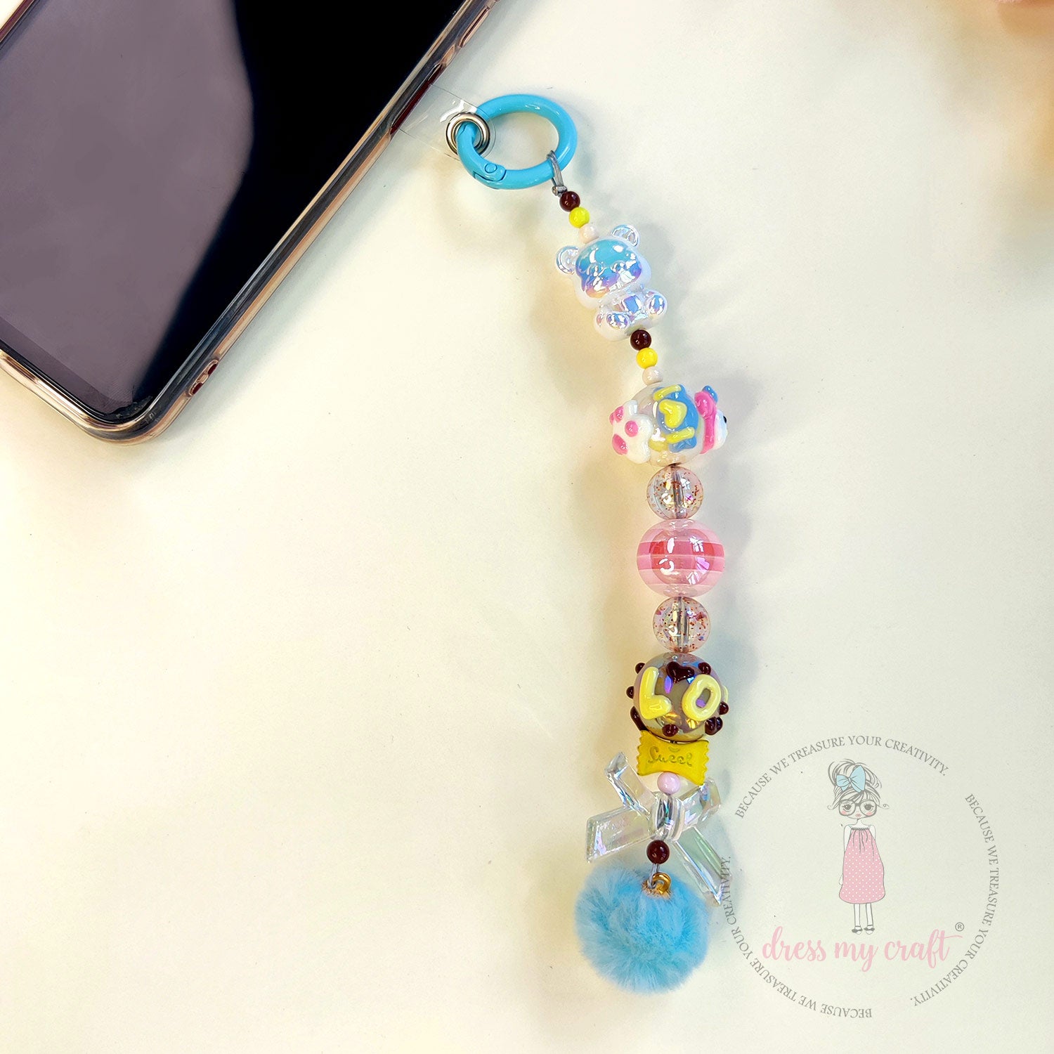 Hand Painted Cute Cartoon Beads
