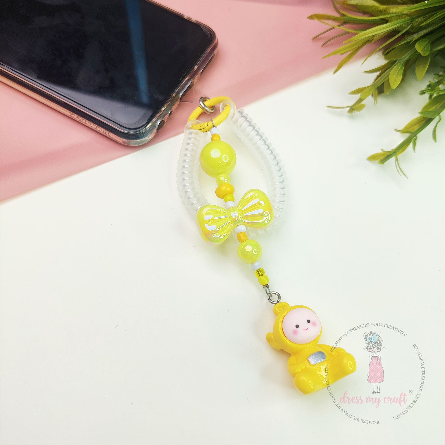 Multicolor Acrylic Lentil Beads